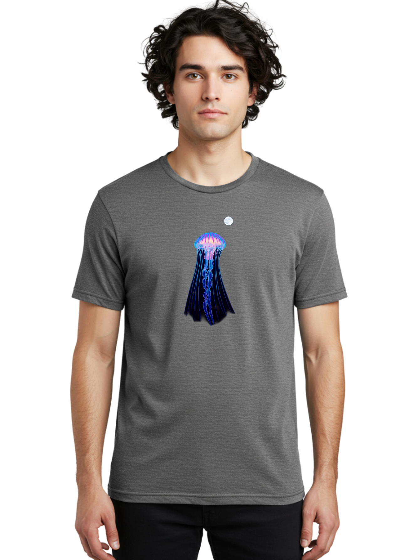 Jellyfish-2 Men'S Graphic Tee, 100% Cotton, Comfortable Casual Summer Wear, Machine Washable, Vintage Camera, Old Camera, Antique Camera, Black Camera, Classic Photography, Photography Equipment, Nostalgic Device, Film Camera, Camera Art Baj515