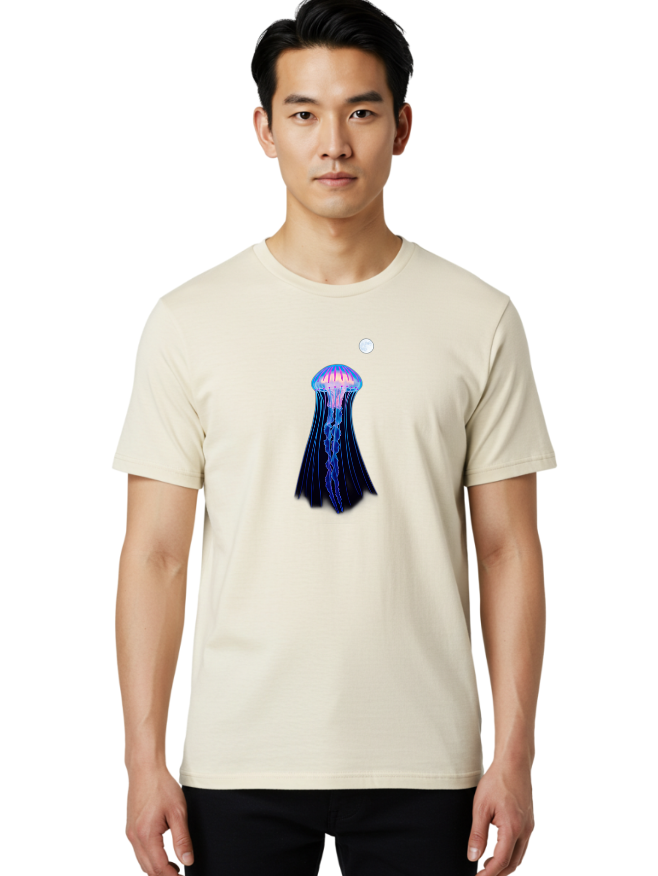 Jellyfish-2 Men'S Graphic Tee, 100% Cotton, Comfortable Casual Summer Wear, Machine Washable, Vintage Camera, Old Camera, Antique Camera, Black Camera, Classic Photography, Photography Equipment, Nostalgic Device, Film Camera, Camera Art Baj515