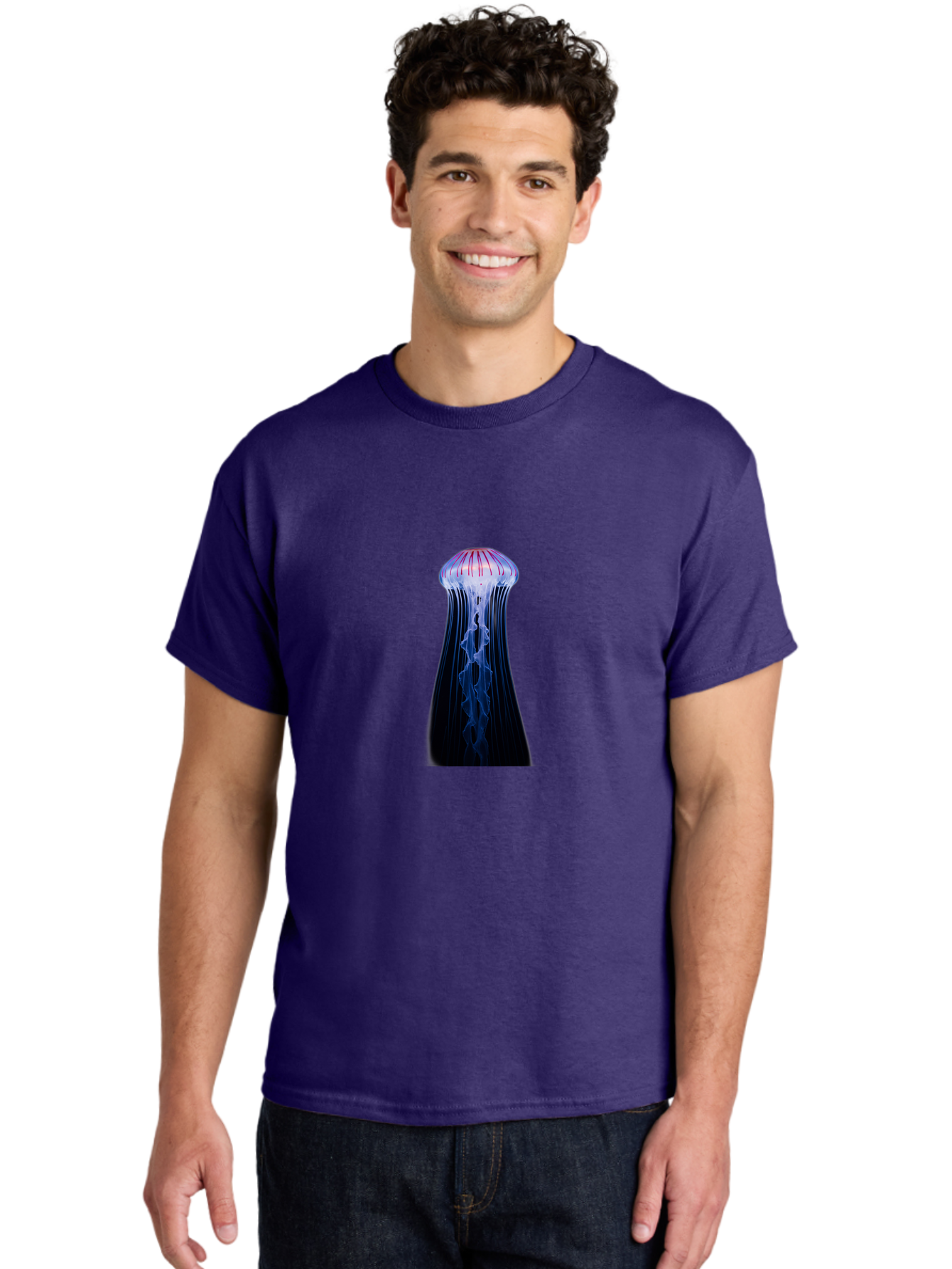 Jellyfish-3 Men'S Graphic Tee, 100% Cotton, Comfortable Casual Summer Wear, Machine Washable, Vintage Camera, Old Camera, Antique Camera, Black Camera, Classic Photography, Photography Equipment, Nostalgic Device, Film Camera, Camera Art Baj516