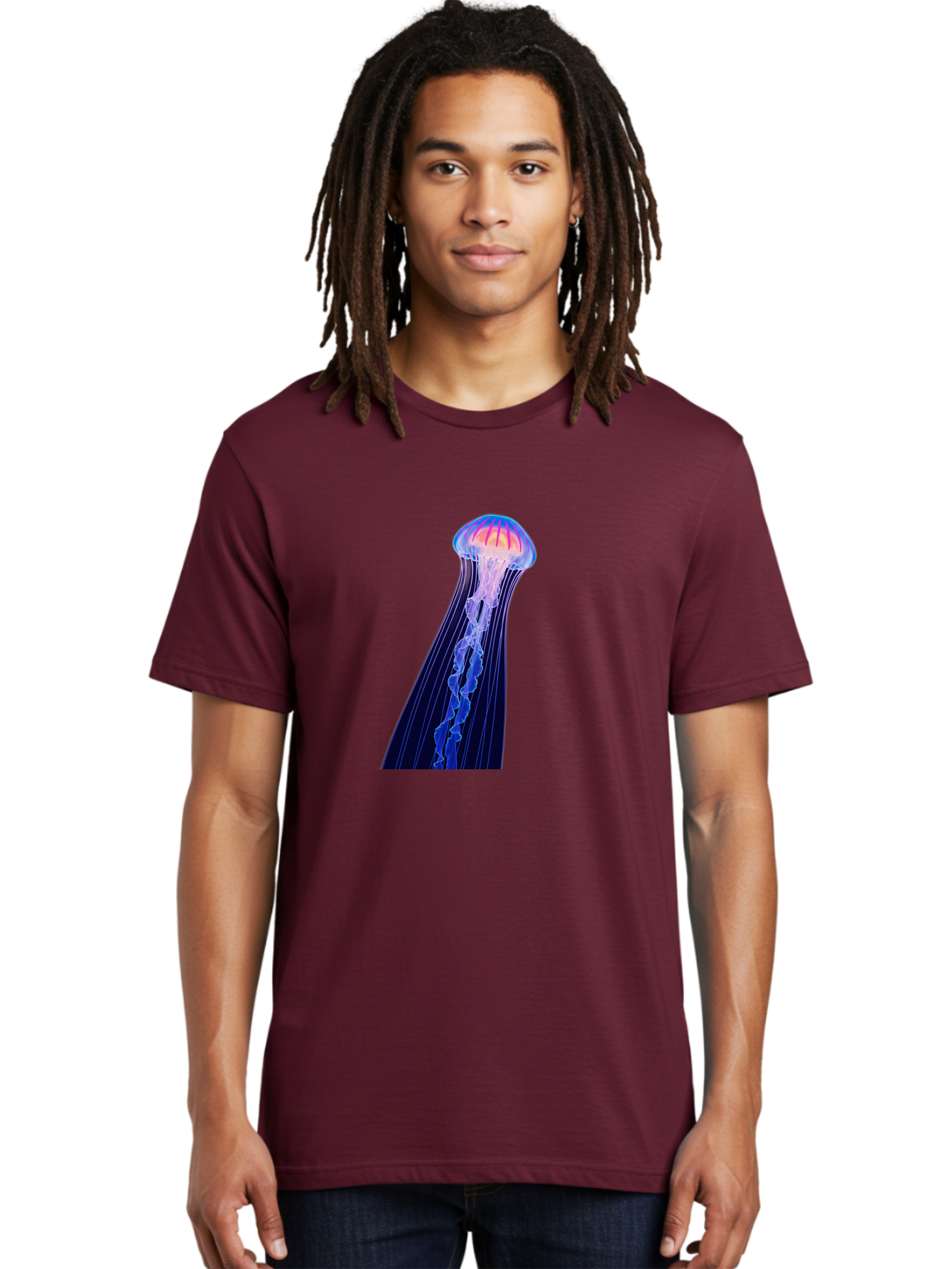 Jellyfish-4 Men'S Graphic Tee, 100% Cotton, Comfortable Casual Summer Wear, Machine Washable, Vintage Camera, Old Camera, Antique Camera, Black Camera, Classic Photography, Photography Equipment, Nostalgic Device, Film Camera, Camera Art Baj517