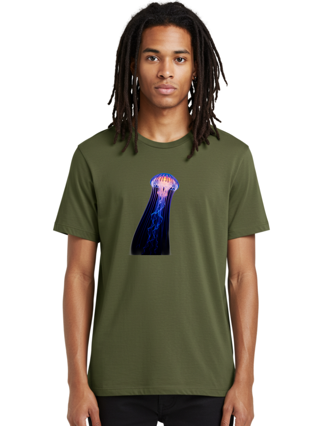 Jellyfish-5 Men'S Graphic Tee, 100% Cotton, Comfortable Casual Summer Wear, Machine Washable, Vintage Camera, Old Camera, Antique Camera, Black Camera, Classic Photography, Photography Equipment, Nostalgic Device, Film Camera, Camera Art Baj518