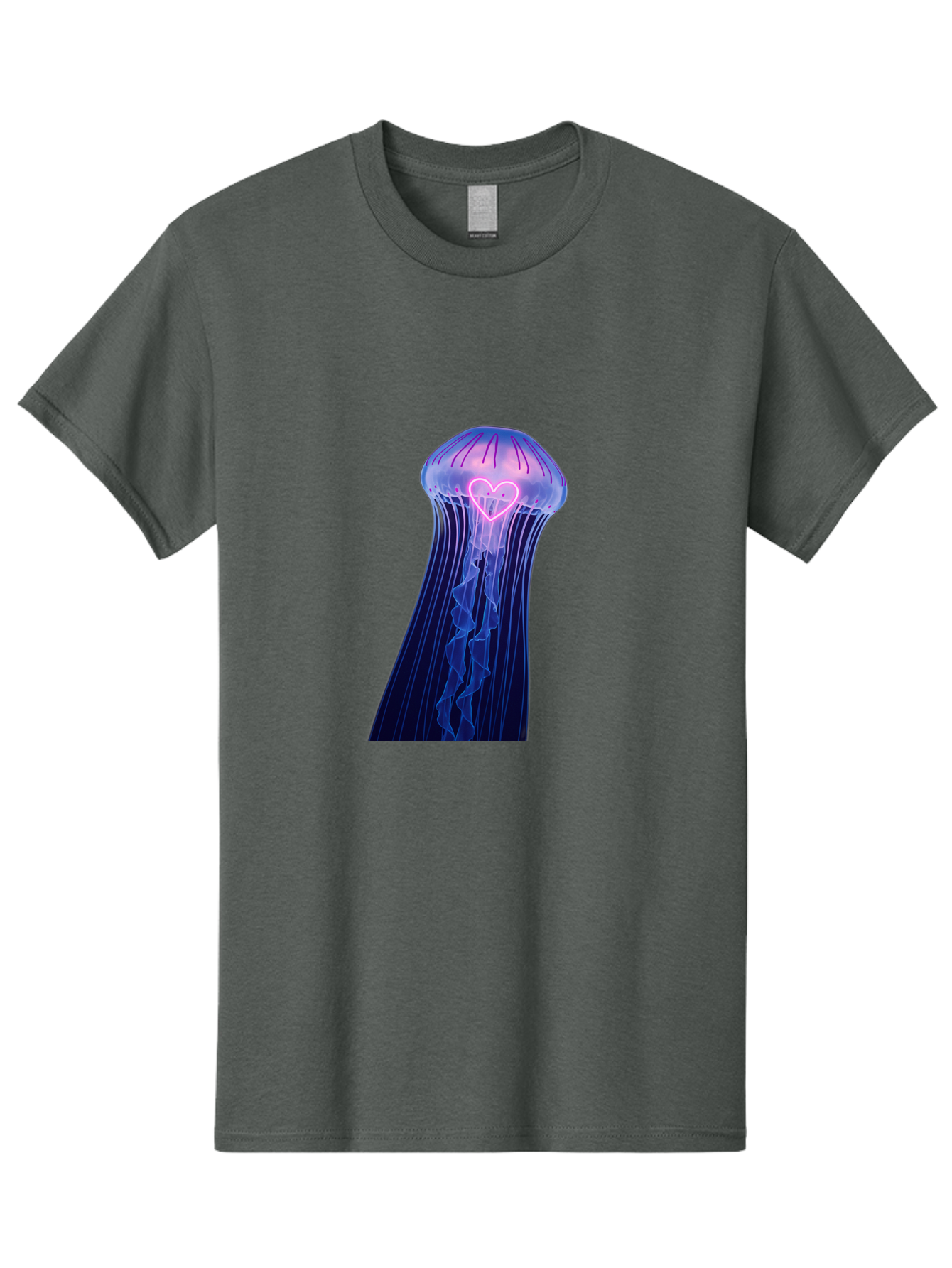 Jellyfish-Heart Men'S Graphic Tee, 100% Cotton, Comfortable Casual Summer Wear, Machine Washable, Vintage Camera, Old Camera, Antique Camera, Black Camera, Classic Photography, Photography Equipment, Nostalgic Device, Film Camera, Camera Art Baj523