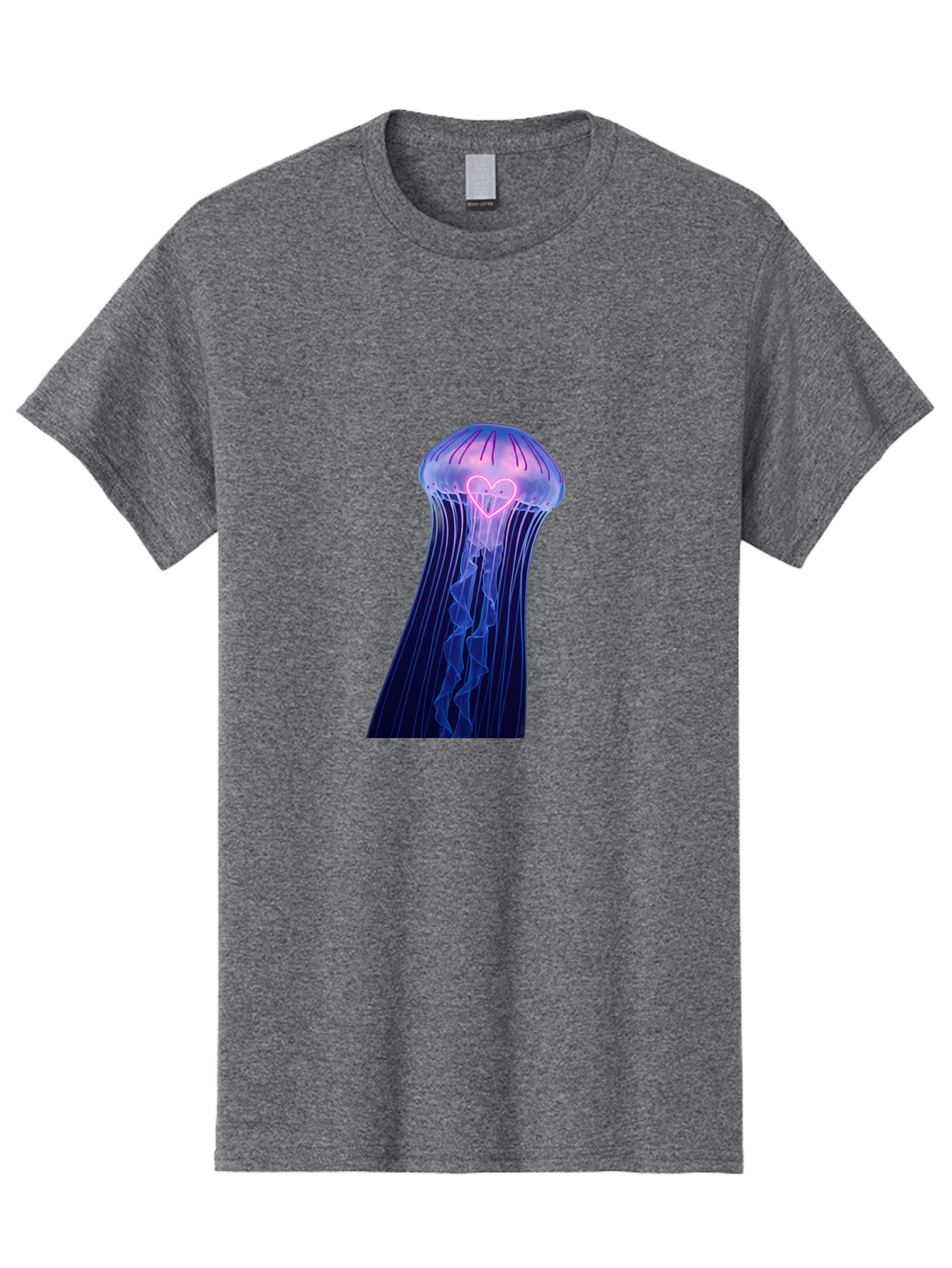 Jellyfish-Heart Men'S Graphic Tee, 100% Cotton, Comfortable Casual Summer Wear, Machine Washable, Vintage Camera, Old Camera, Antique Camera, Black Camera, Classic Photography, Photography Equipment, Nostalgic Device, Film Camera, Camera Art Baj523