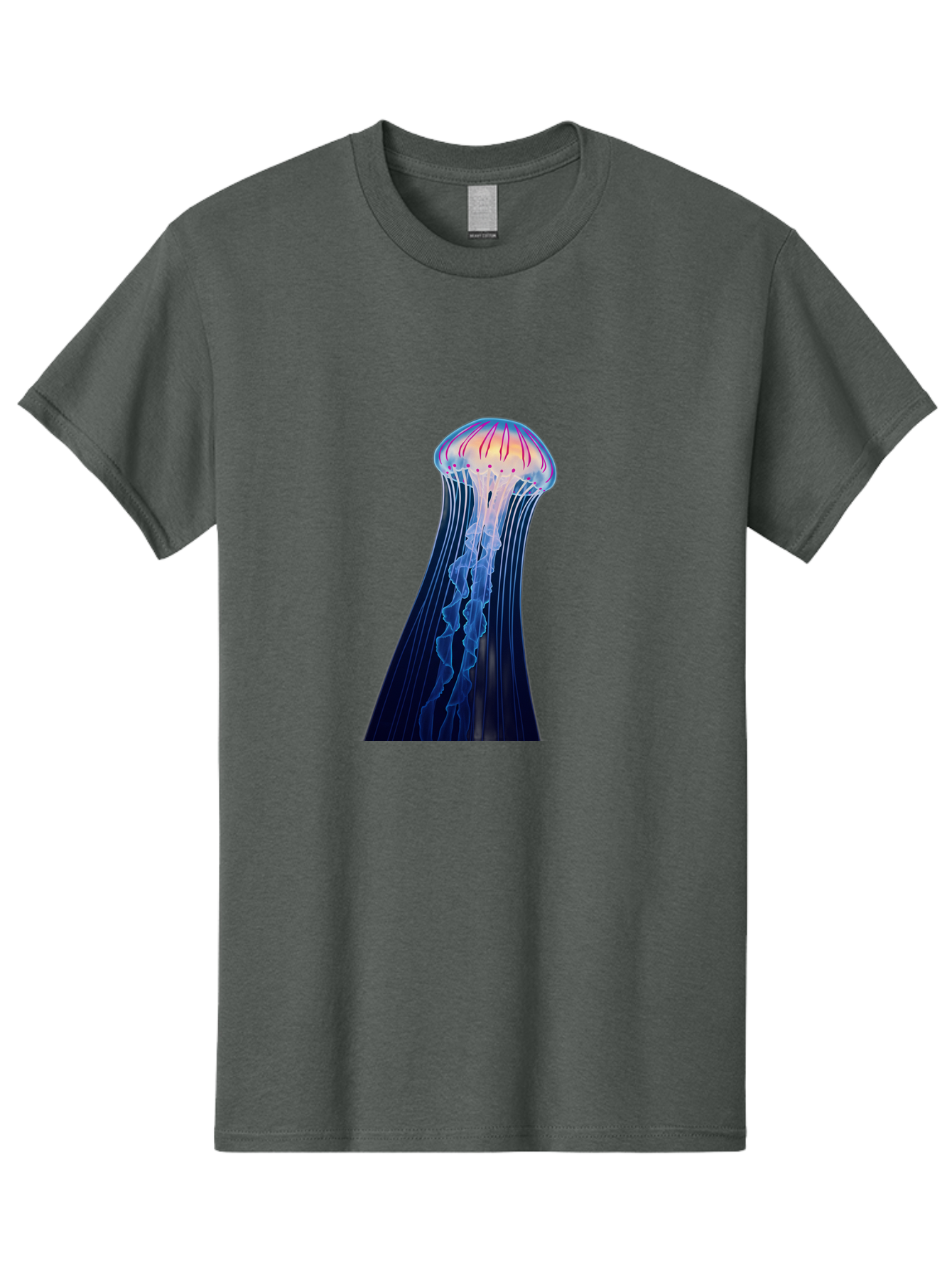 Jellyfish-Illustration Men'S Graphic Tee, 100% Cotton, Comfortable Casual Summer Wear, Machine Washable, Vintage Camera, Old Camera, Antique Camera, Black Camera, Classic Photography, Photography Equipment, Nostalgic Device, Film Camera, Baj524