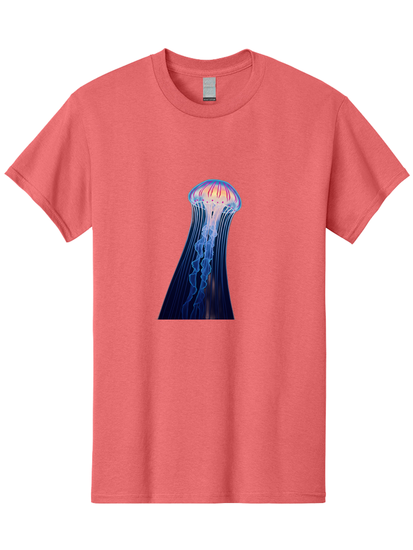 Jellyfish-Illustration Men'S Graphic Tee, 100% Cotton, Comfortable Casual Summer Wear, Machine Washable, Vintage Camera, Old Camera, Antique Camera, Black Camera, Classic Photography, Photography Equipment, Nostalgic Device, Film Camera, Baj524