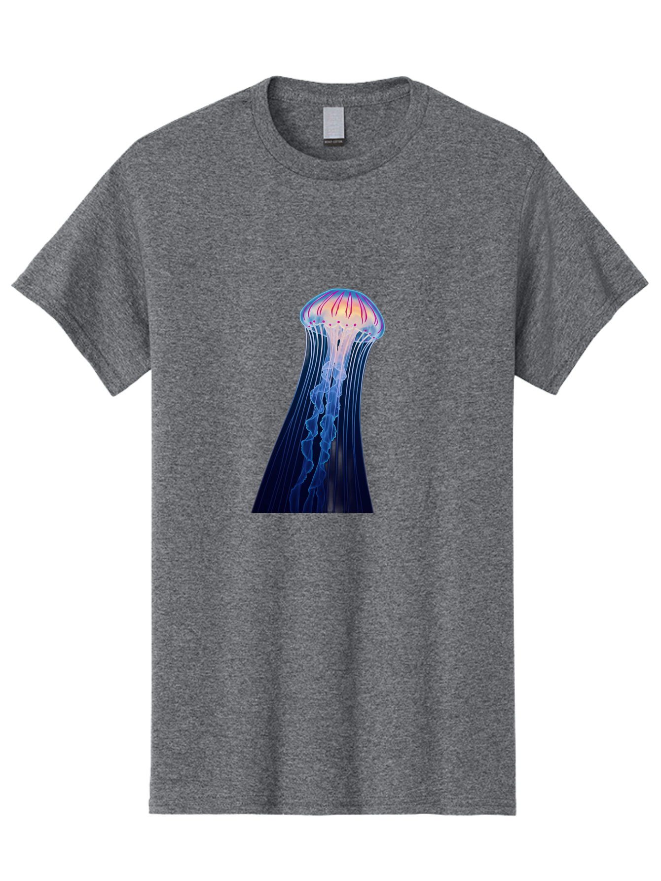 Jellyfish-Illustration Men'S Graphic Tee, 100% Cotton, Comfortable Casual Summer Wear, Machine Washable, Vintage Camera, Old Camera, Antique Camera, Black Camera, Classic Photography, Photography Equipment, Nostalgic Device, Film Camera, Baj524