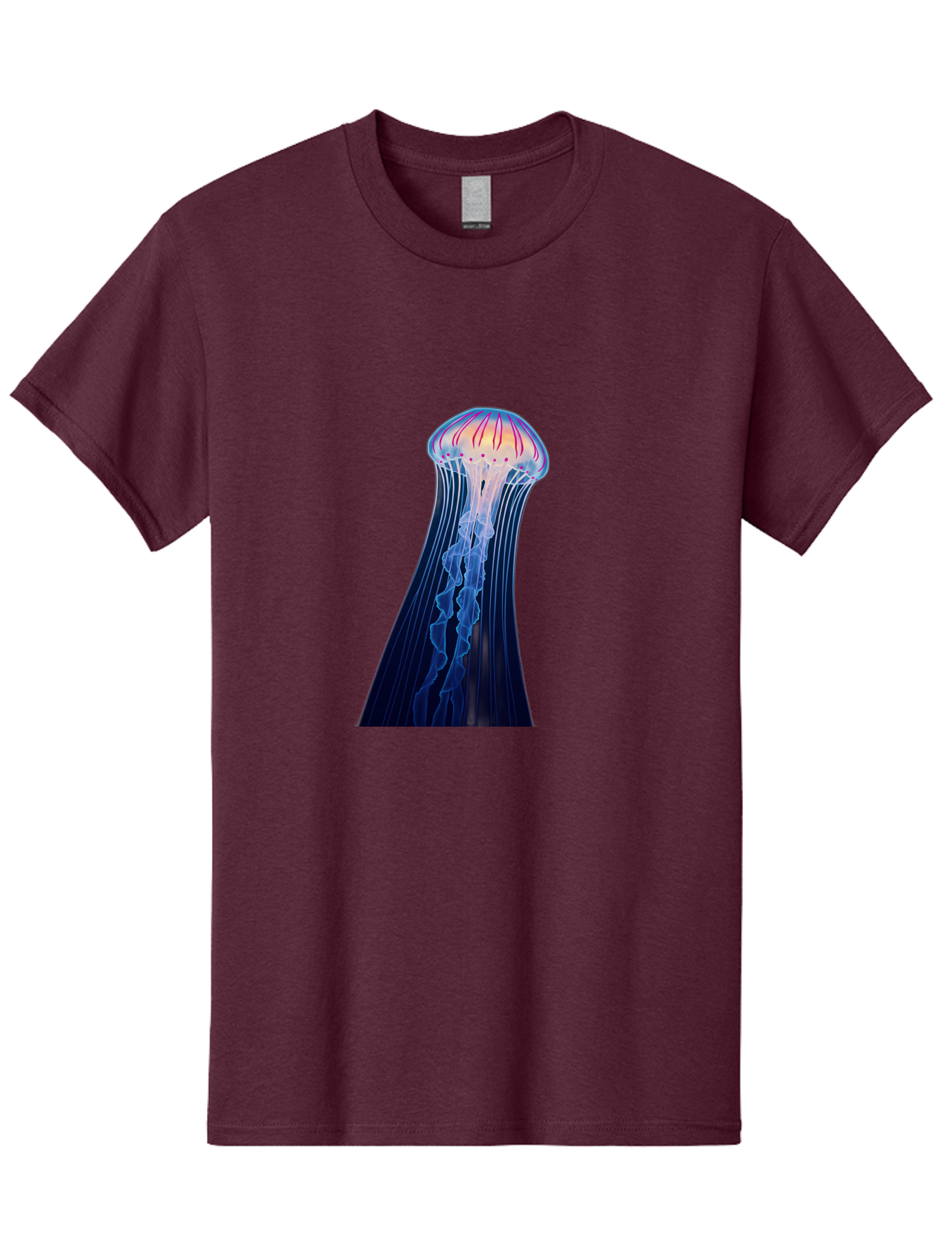 Jellyfish-Illustration Men'S Graphic Tee, 100% Cotton, Comfortable Casual Summer Wear, Machine Washable, Vintage Camera, Old Camera, Antique Camera, Black Camera, Classic Photography, Photography Equipment, Nostalgic Device, Film Camera, Baj524