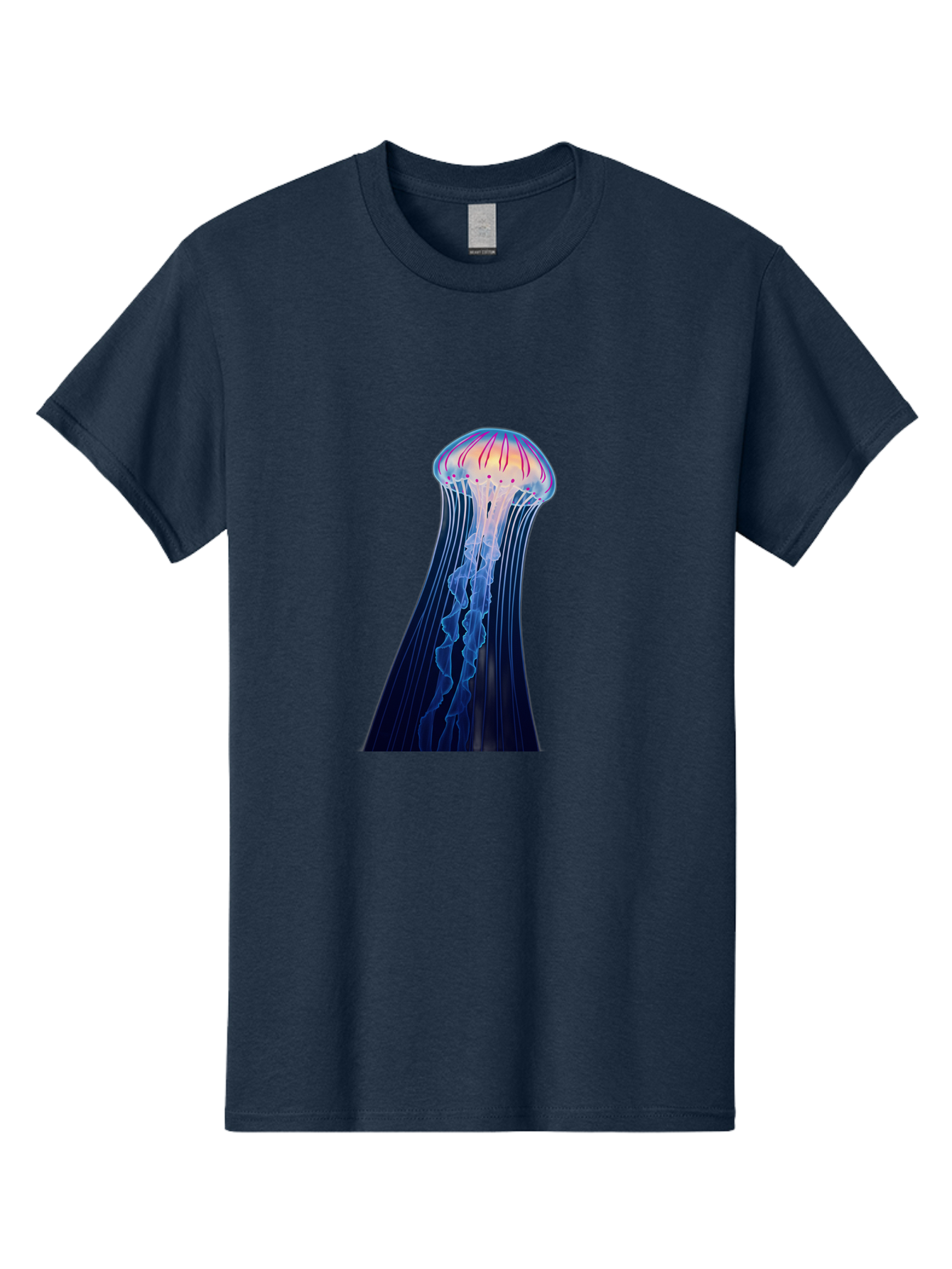 Jellyfish-Illustration Men'S Graphic Tee, 100% Cotton, Comfortable Casual Summer Wear, Machine Washable, Vintage Camera, Old Camera, Antique Camera, Black Camera, Classic Photography, Photography Equipment, Nostalgic Device, Film Camera, Baj524