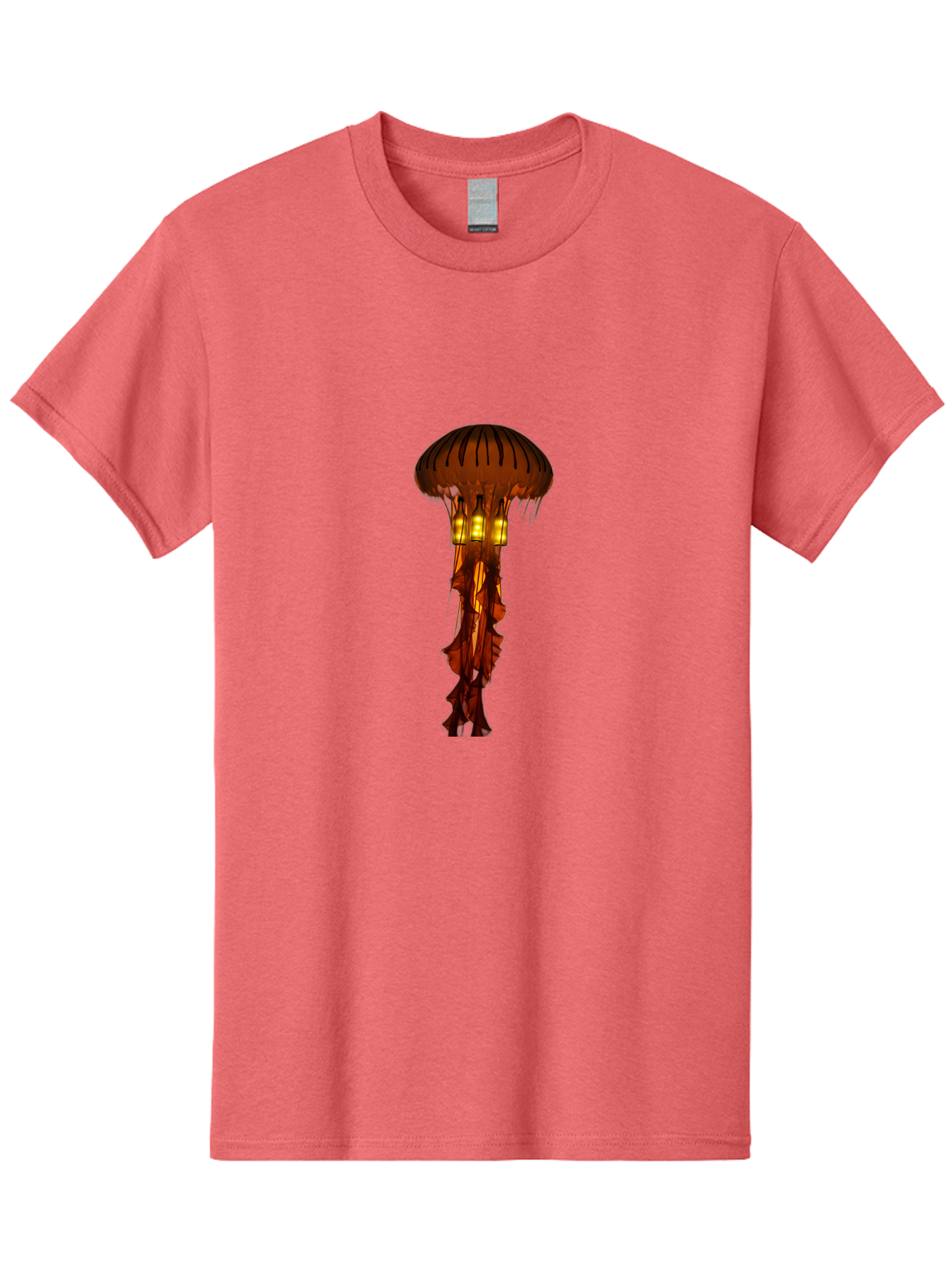 Jellyfish-Lantern Men'S Graphic Tee, 100% Cotton, Comfortable Casual Summer Wear, Machine Washable, Vintage Camera, Old Camera, Antique Camera, Black Camera, Classic Photography, Photography Equipment, Nostalgic Device, Film Camera, Camera Art Baj525