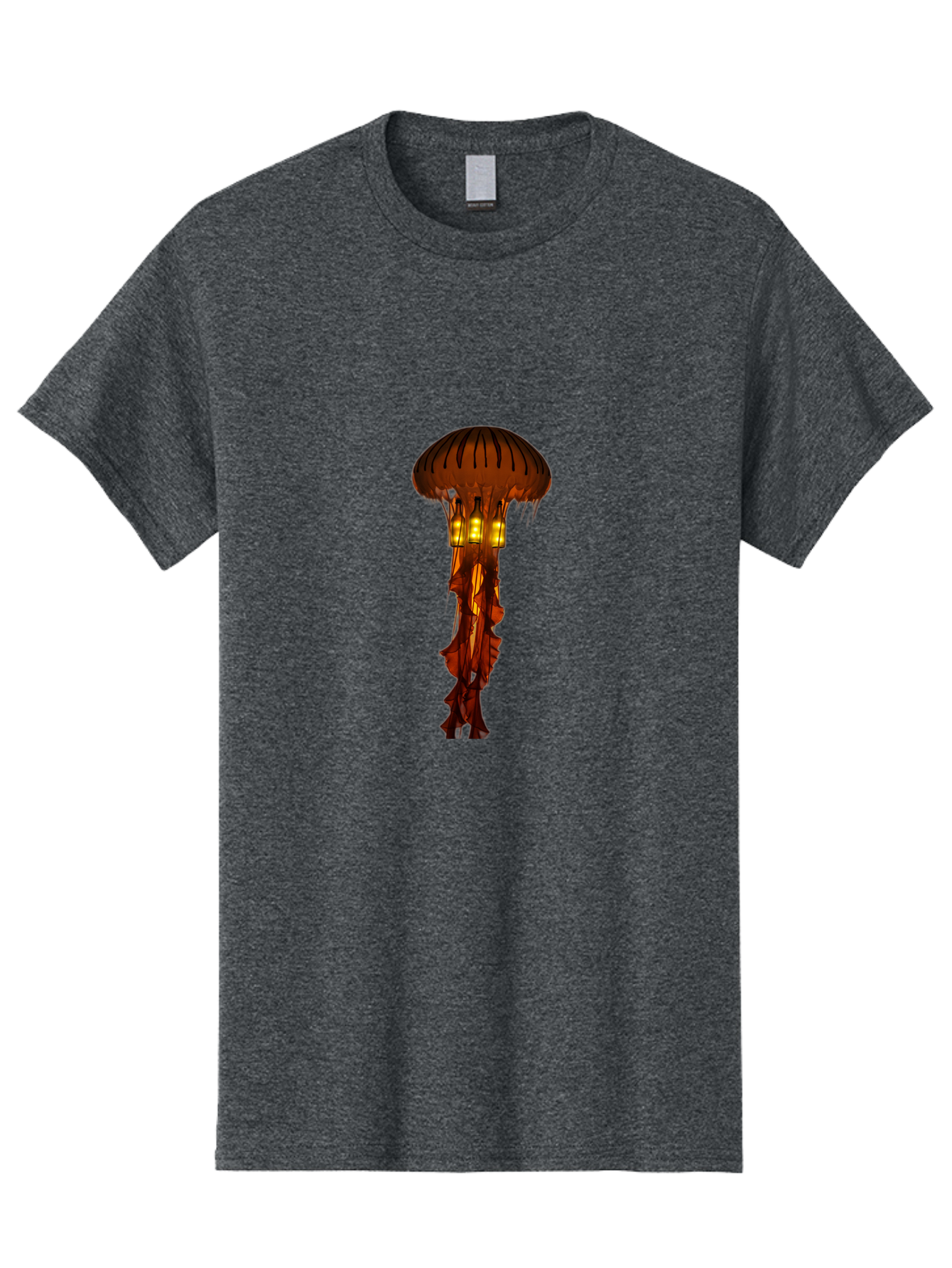Jellyfish-Lantern Men'S Graphic Tee, 100% Cotton, Comfortable Casual Summer Wear, Machine Washable, Vintage Camera, Old Camera, Antique Camera, Black Camera, Classic Photography, Photography Equipment, Nostalgic Device, Film Camera, Camera Art Baj525