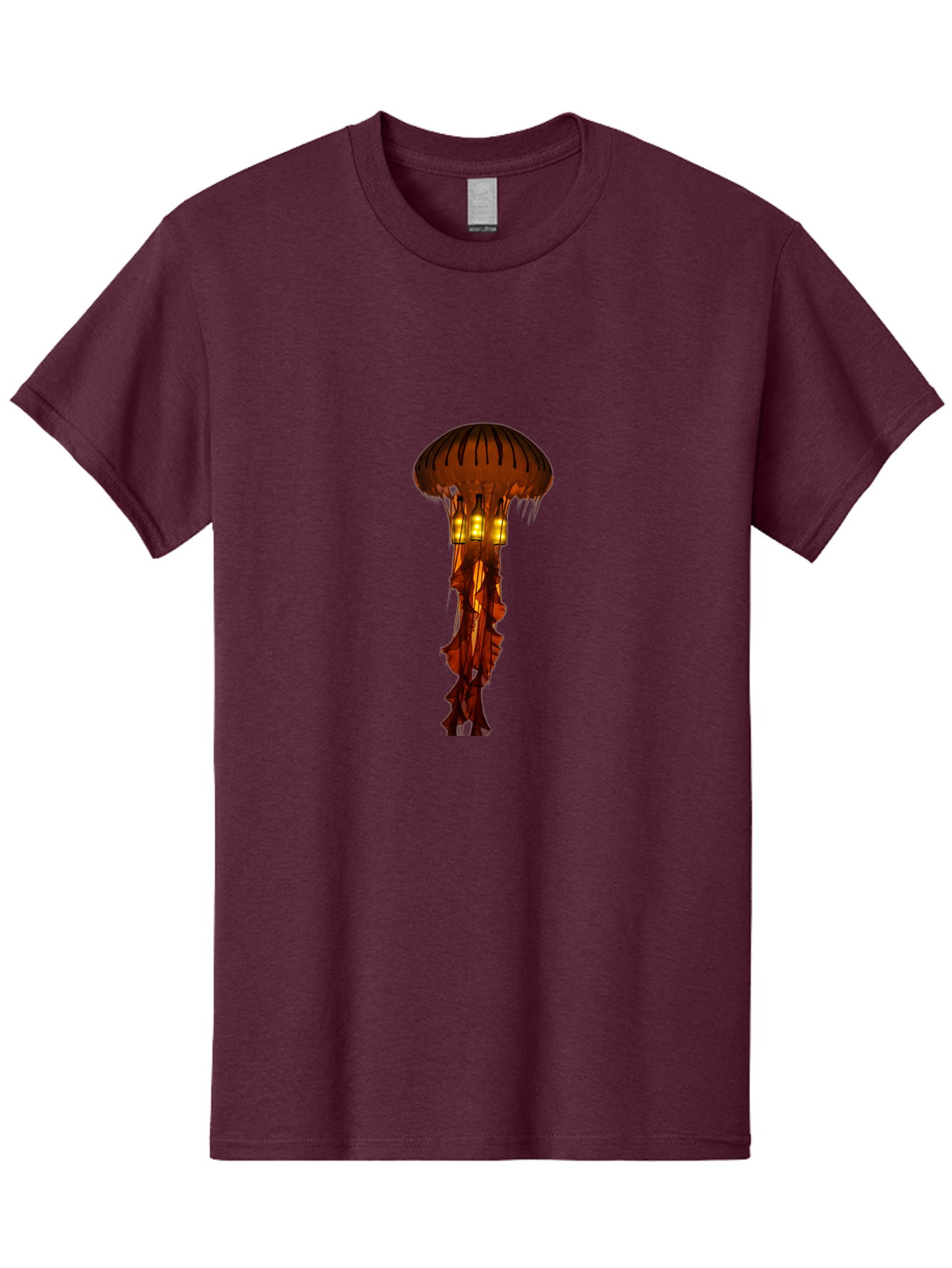 Jellyfish-Lantern Men'S Graphic Tee, 100% Cotton, Comfortable Casual Summer Wear, Machine Washable, Vintage Camera, Old Camera, Antique Camera, Black Camera, Classic Photography, Photography Equipment, Nostalgic Device, Film Camera, Camera Art Baj525
