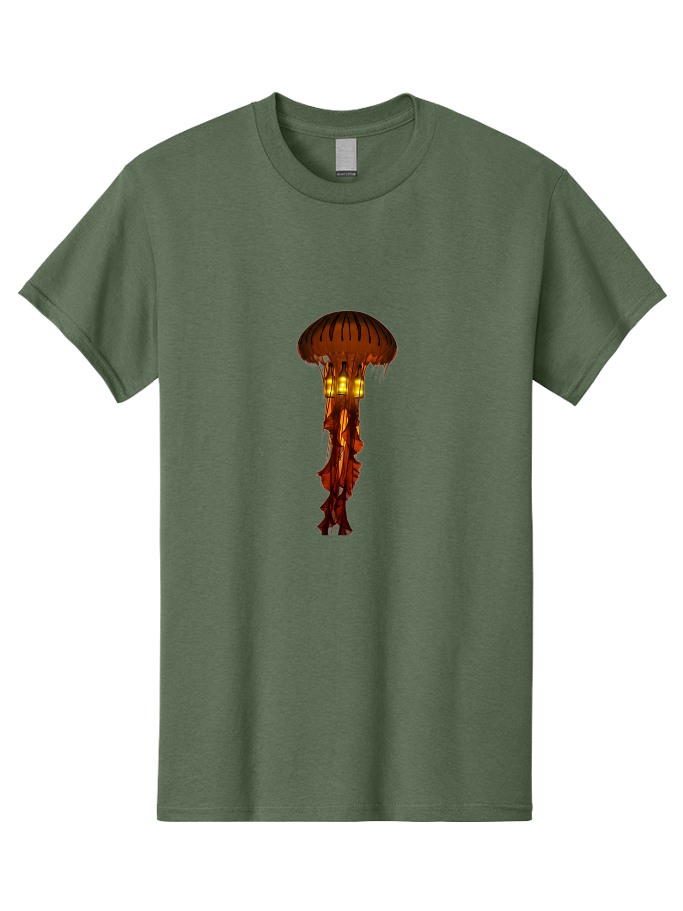Jellyfish-Lantern Men'S Graphic Tee, 100% Cotton, Comfortable Casual Summer Wear, Machine Washable, Vintage Camera, Old Camera, Antique Camera, Black Camera, Classic Photography, Photography Equipment, Nostalgic Device, Film Camera, Camera Art Baj525