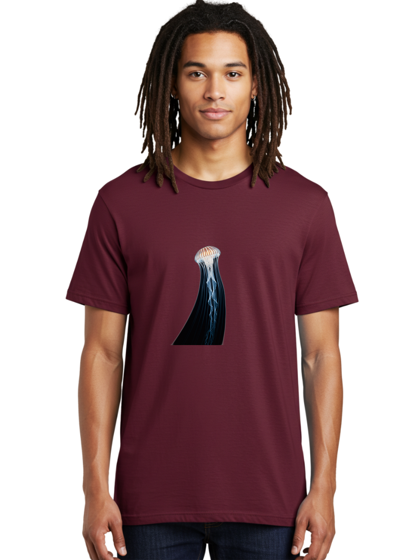Jellyfish-Tentacle Men'S Graphic Tee, 100% Cotton, Comfortable Casual Summer Wear, Machine Washable, Vintage Camera, Old Camera, Antique Camera, Black Camera, Classic Photography, Photography Equipment, Nostalgic Device, Film Camera, Baj526