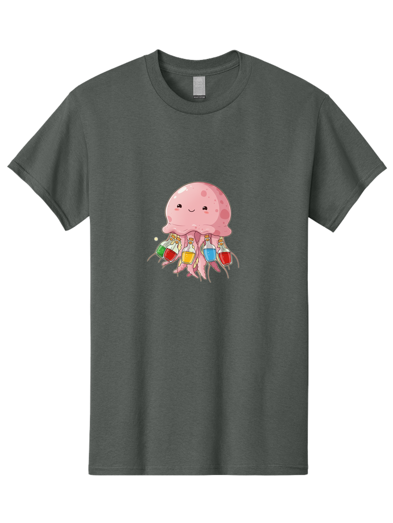 Jellyfish-With-Potion-Bottles Men'S Graphic Tee, 100% Cotton, Comfortable Casual Summer Wear, Machine Washable, Vintage Camera, Old Camera, Antique Camera, Black Camera, Classic Photography, Photography Equipment, Nostalgic Device, Baj528
