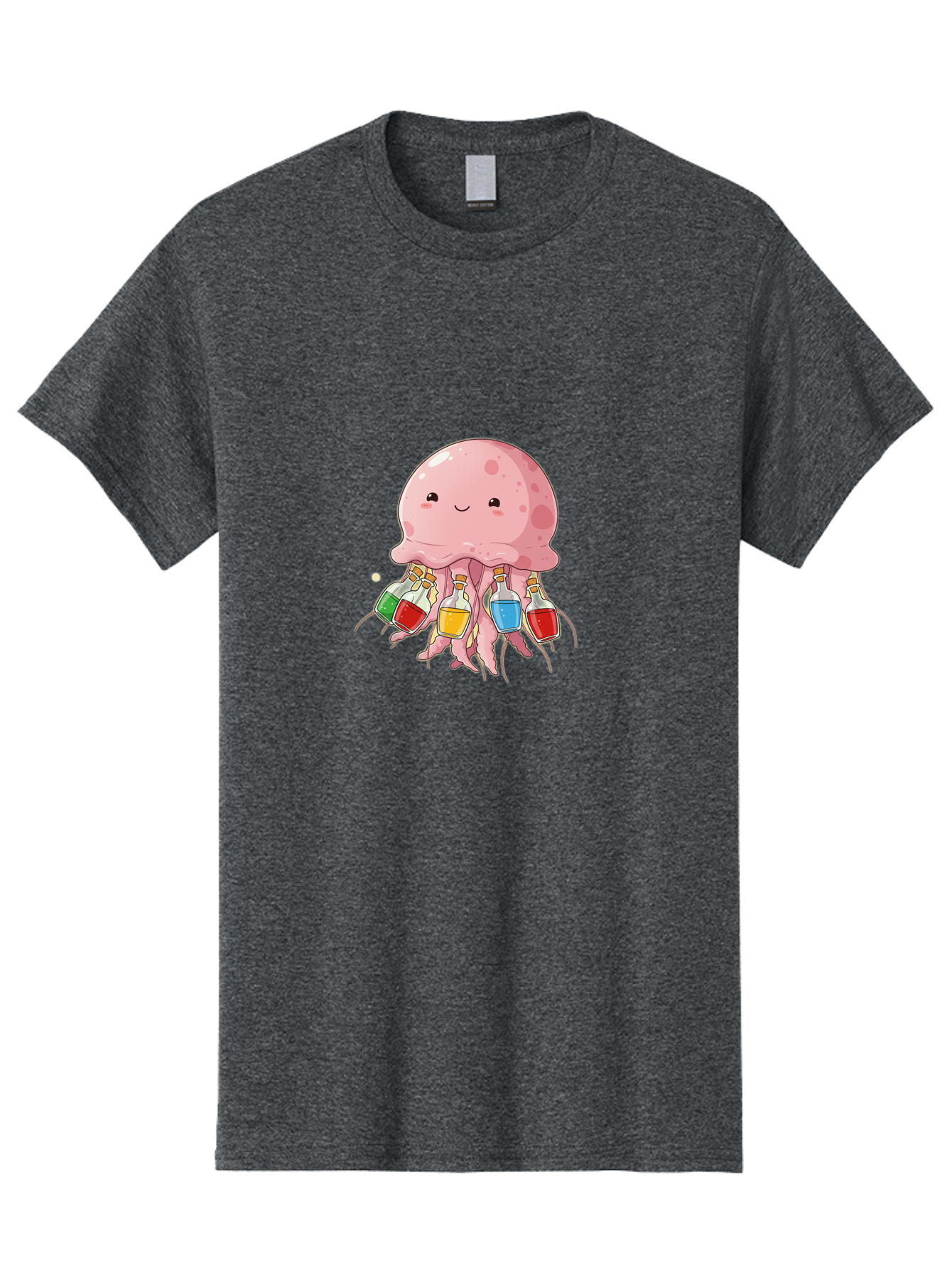 Jellyfish-With-Potion-Bottles Men'S Graphic Tee, 100% Cotton, Comfortable Casual Summer Wear, Machine Washable, Vintage Camera, Old Camera, Antique Camera, Black Camera, Classic Photography, Photography Equipment, Nostalgic Device, Baj528