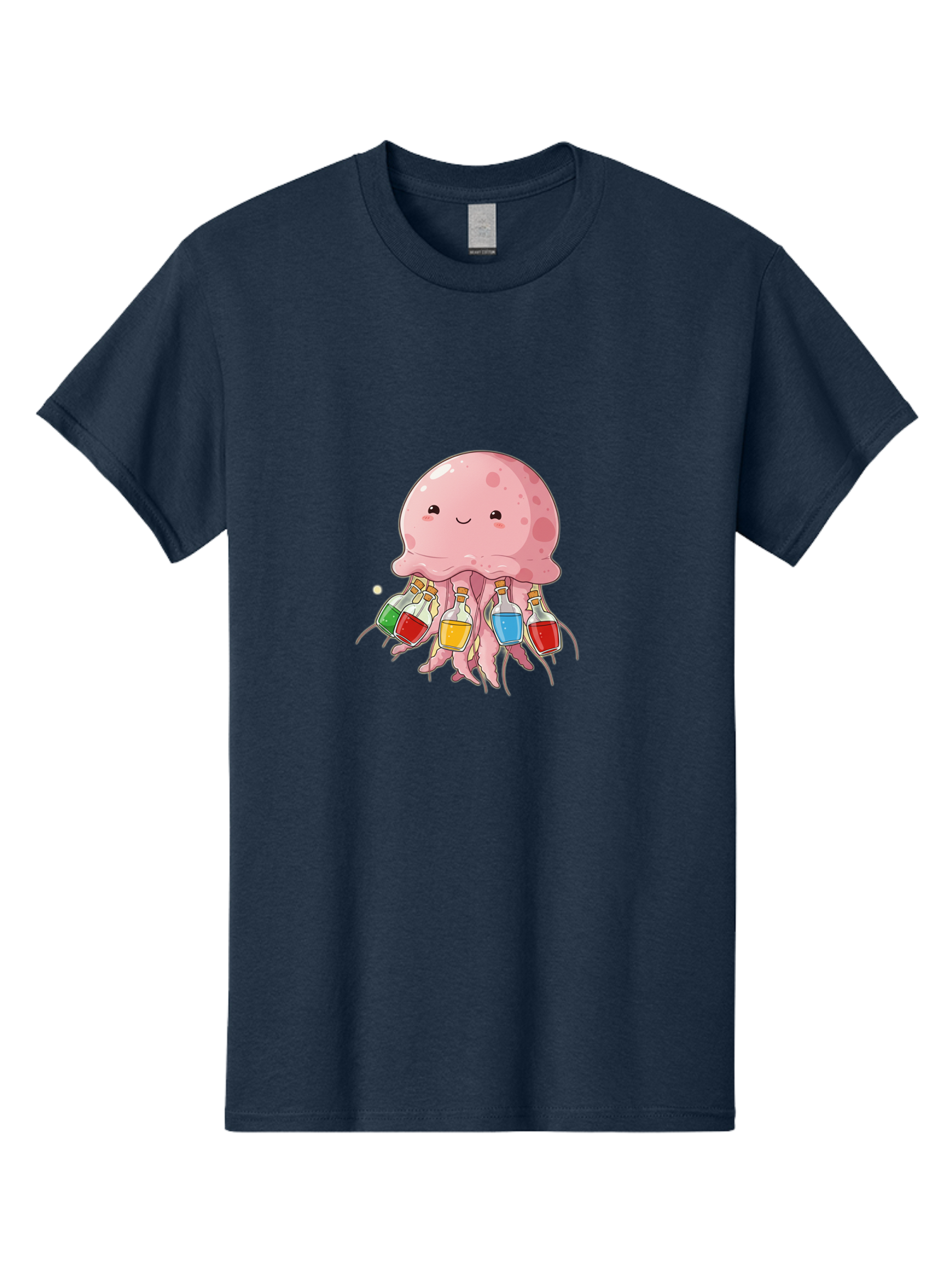 Jellyfish-With-Potion-Bottles Men'S Graphic Tee, 100% Cotton, Comfortable Casual Summer Wear, Machine Washable, Vintage Camera, Old Camera, Antique Camera, Black Camera, Classic Photography, Photography Equipment, Nostalgic Device, Baj528