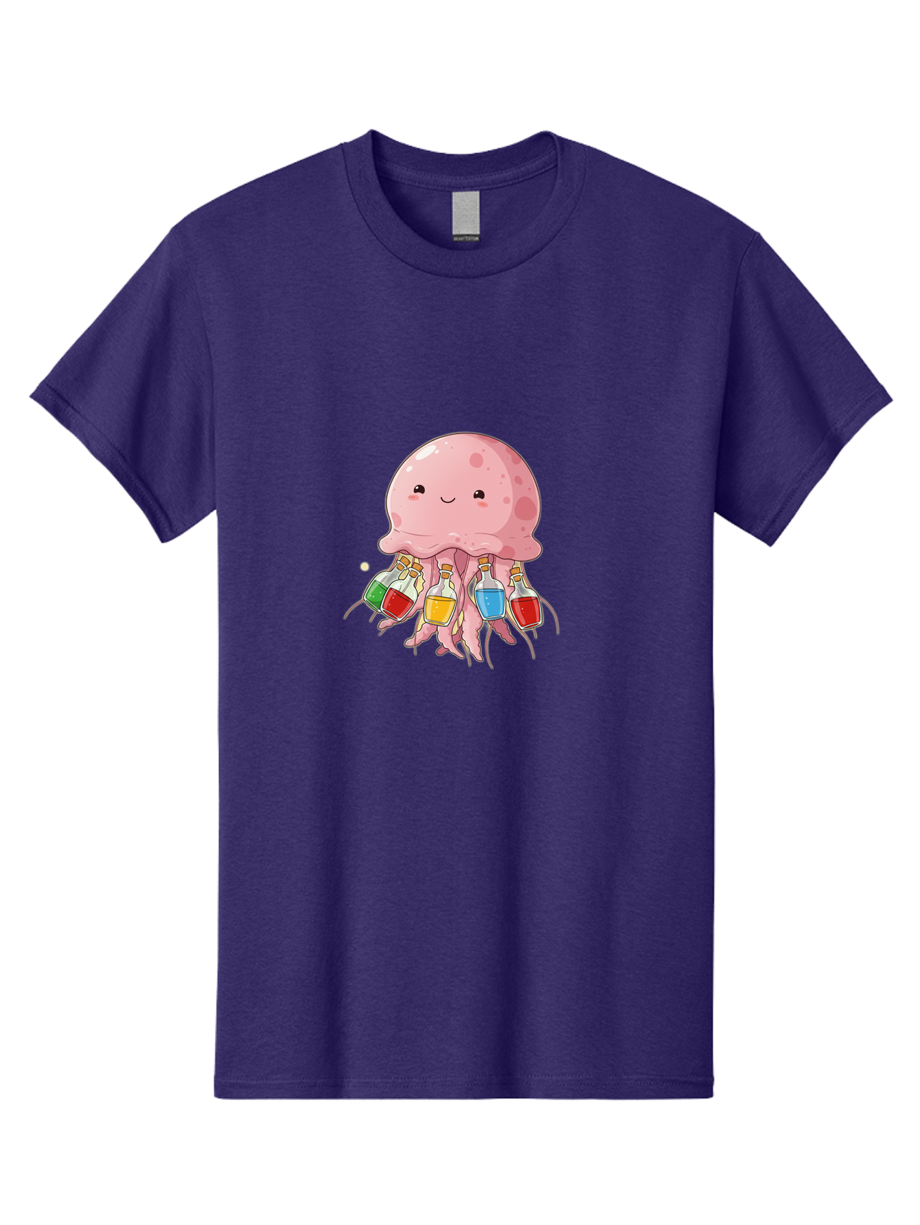 Jellyfish-With-Potion-Bottles Men'S Graphic Tee, 100% Cotton, Comfortable Casual Summer Wear, Machine Washable, Vintage Camera, Old Camera, Antique Camera, Black Camera, Classic Photography, Photography Equipment, Nostalgic Device, Baj528