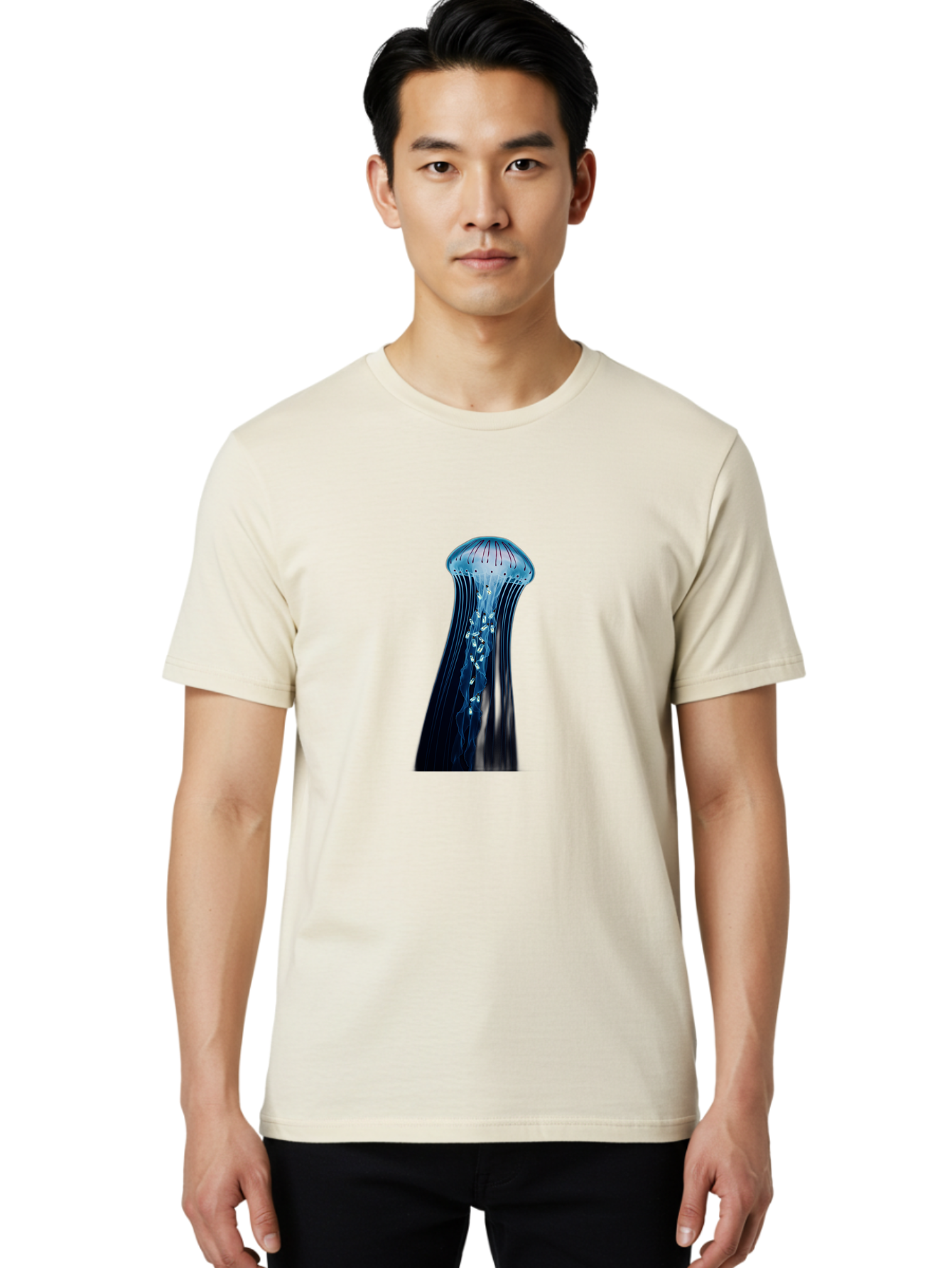 Jellyfish Men'S Graphic Tee, 100% Cotton, Comfortable Casual Summer Wear, Machine Washable, Vintage Camera, Old Camera, Antique Camera, Black Camera, Classic Photography, Photography Equipment, Nostalgic Device, Film Camera, Camera Art Baj529