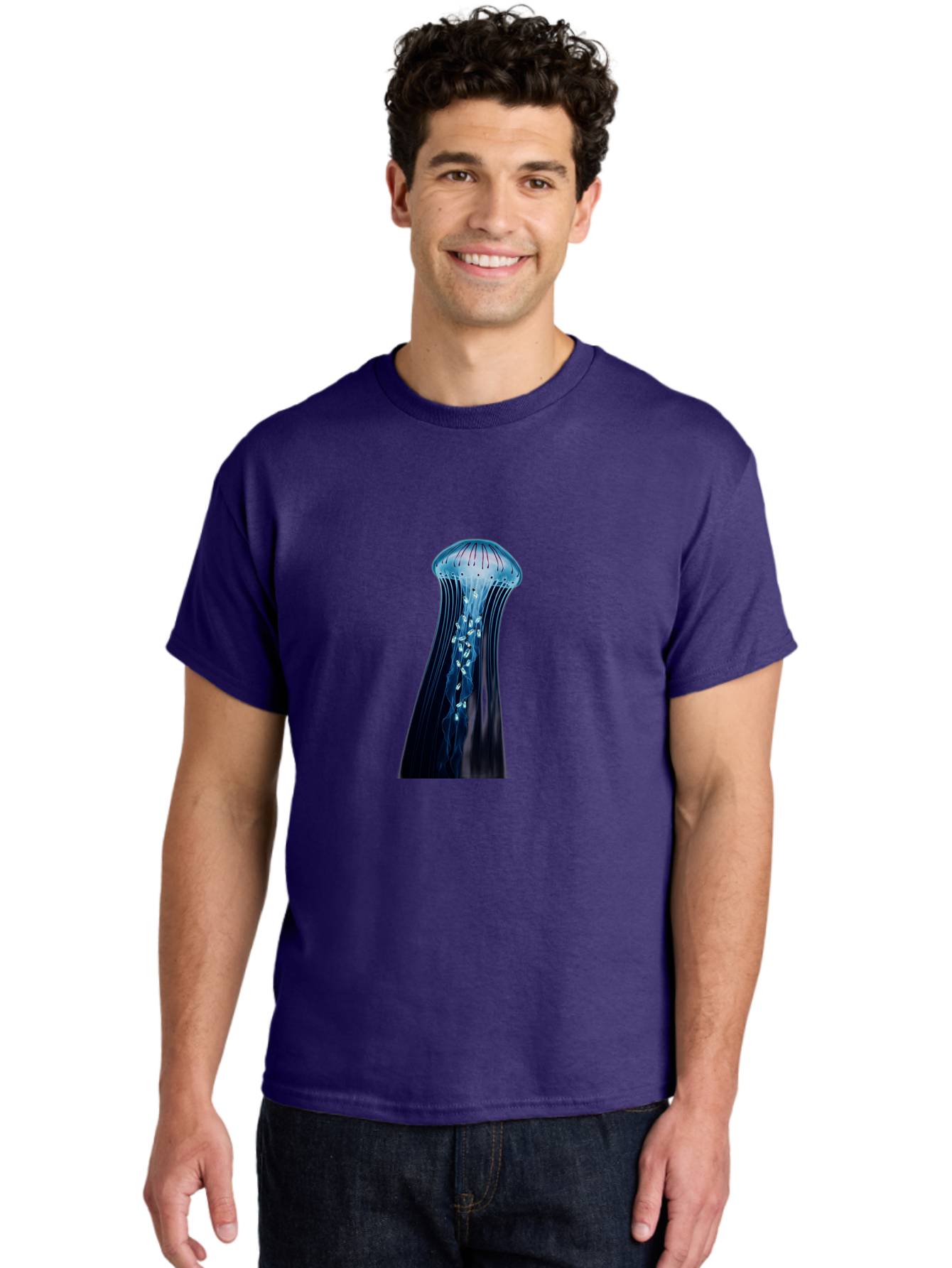 Jellyfish Men'S Graphic Tee, 100% Cotton, Comfortable Casual Summer Wear, Machine Washable, Vintage Camera, Old Camera, Antique Camera, Black Camera, Classic Photography, Photography Equipment, Nostalgic Device, Film Camera, Camera Art Baj529