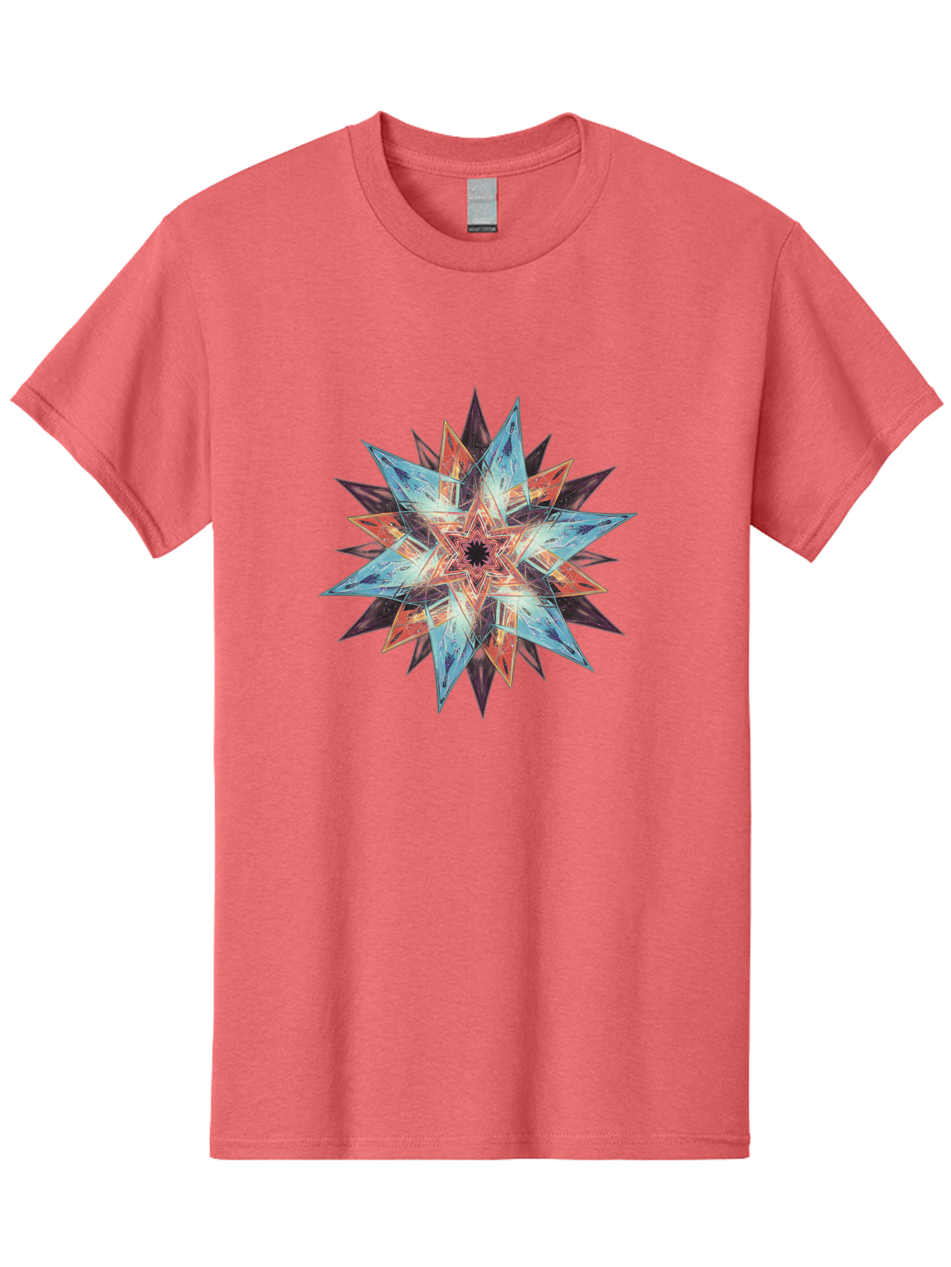 Kaleidoscope-Star Men'S Graphic Tee, 100% Cotton, Comfortable Casual Summer Wear, Machine Washable, Vintage Camera, Old Camera, Antique Camera, Black Camera, Classic Photography, Photography Equipment, Nostalgic Device, Film Camera, Camera Art Baj530