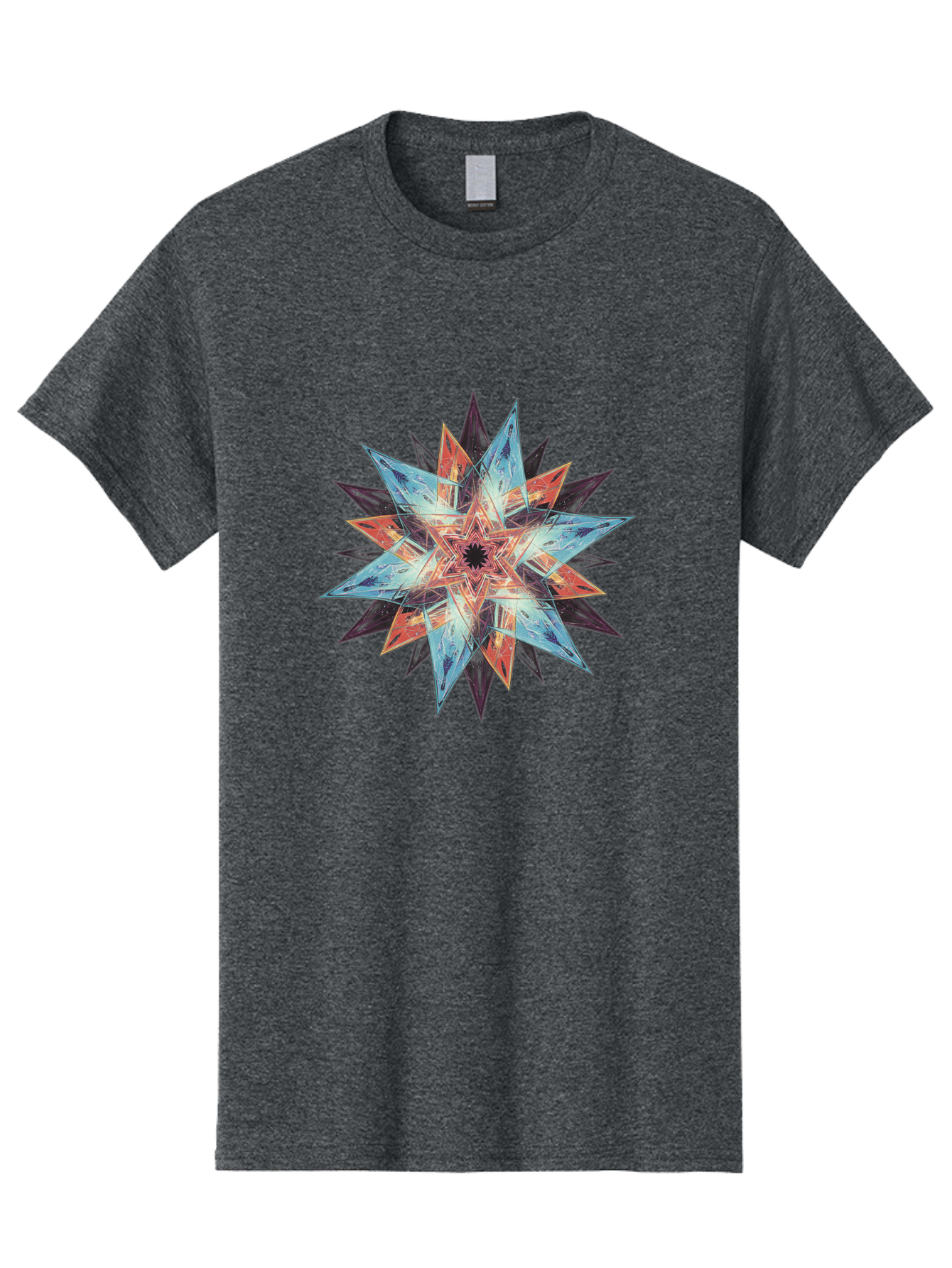 Kaleidoscope-Star Men'S Graphic Tee, 100% Cotton, Comfortable Casual Summer Wear, Machine Washable, Vintage Camera, Old Camera, Antique Camera, Black Camera, Classic Photography, Photography Equipment, Nostalgic Device, Film Camera, Camera Art Baj530