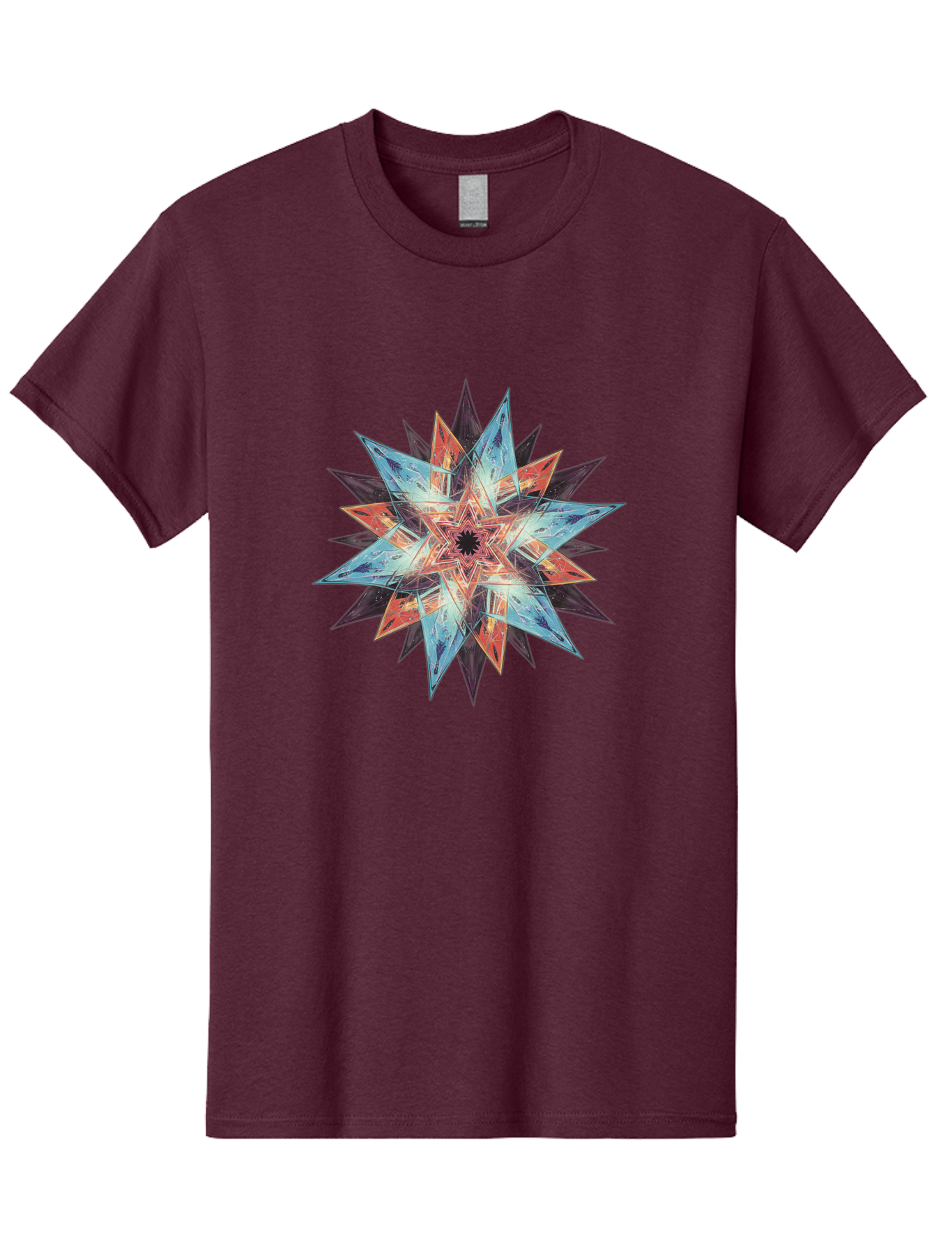 Kaleidoscope-Star Men'S Graphic Tee, 100% Cotton, Comfortable Casual Summer Wear, Machine Washable, Vintage Camera, Old Camera, Antique Camera, Black Camera, Classic Photography, Photography Equipment, Nostalgic Device, Film Camera, Camera Art Baj530