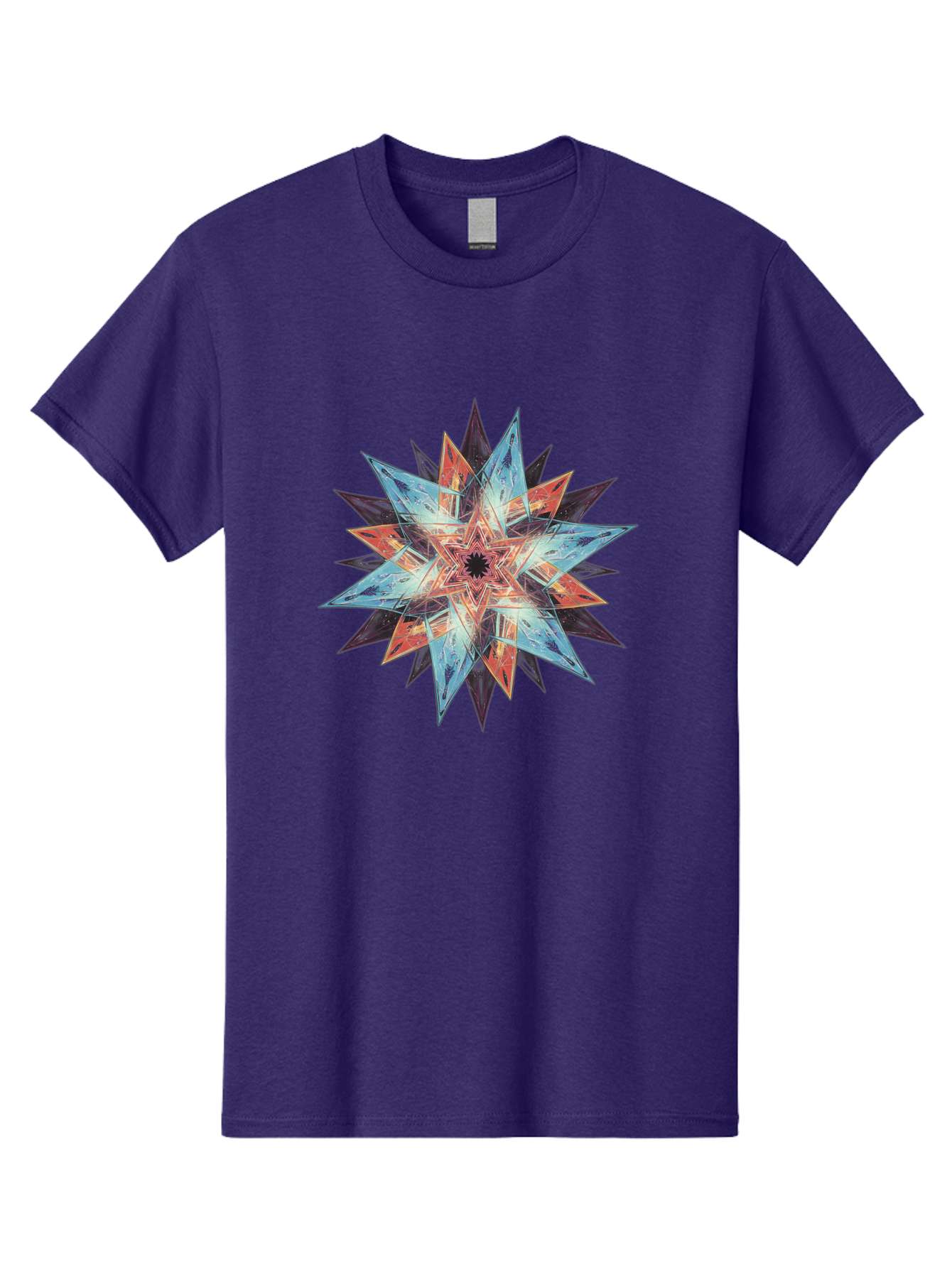Kaleidoscope-Star Men'S Graphic Tee, 100% Cotton, Comfortable Casual Summer Wear, Machine Washable, Vintage Camera, Old Camera, Antique Camera, Black Camera, Classic Photography, Photography Equipment, Nostalgic Device, Film Camera, Camera Art Baj530