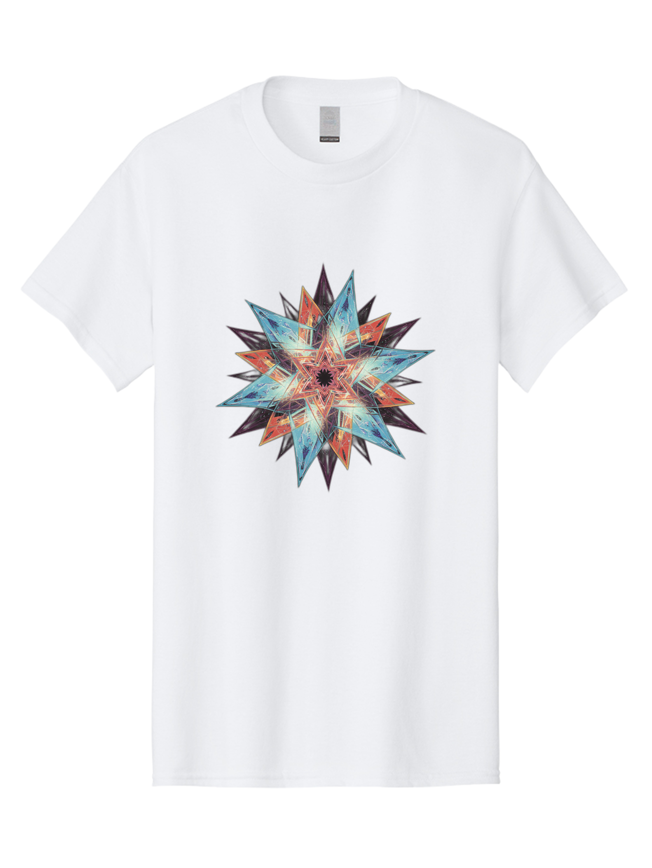 Kaleidoscope-Star Men'S Graphic Tee, 100% Cotton, Comfortable Casual Summer Wear, Machine Washable, Vintage Camera, Old Camera, Antique Camera, Black Camera, Classic Photography, Photography Equipment, Nostalgic Device, Film Camera, Camera Art Baj530