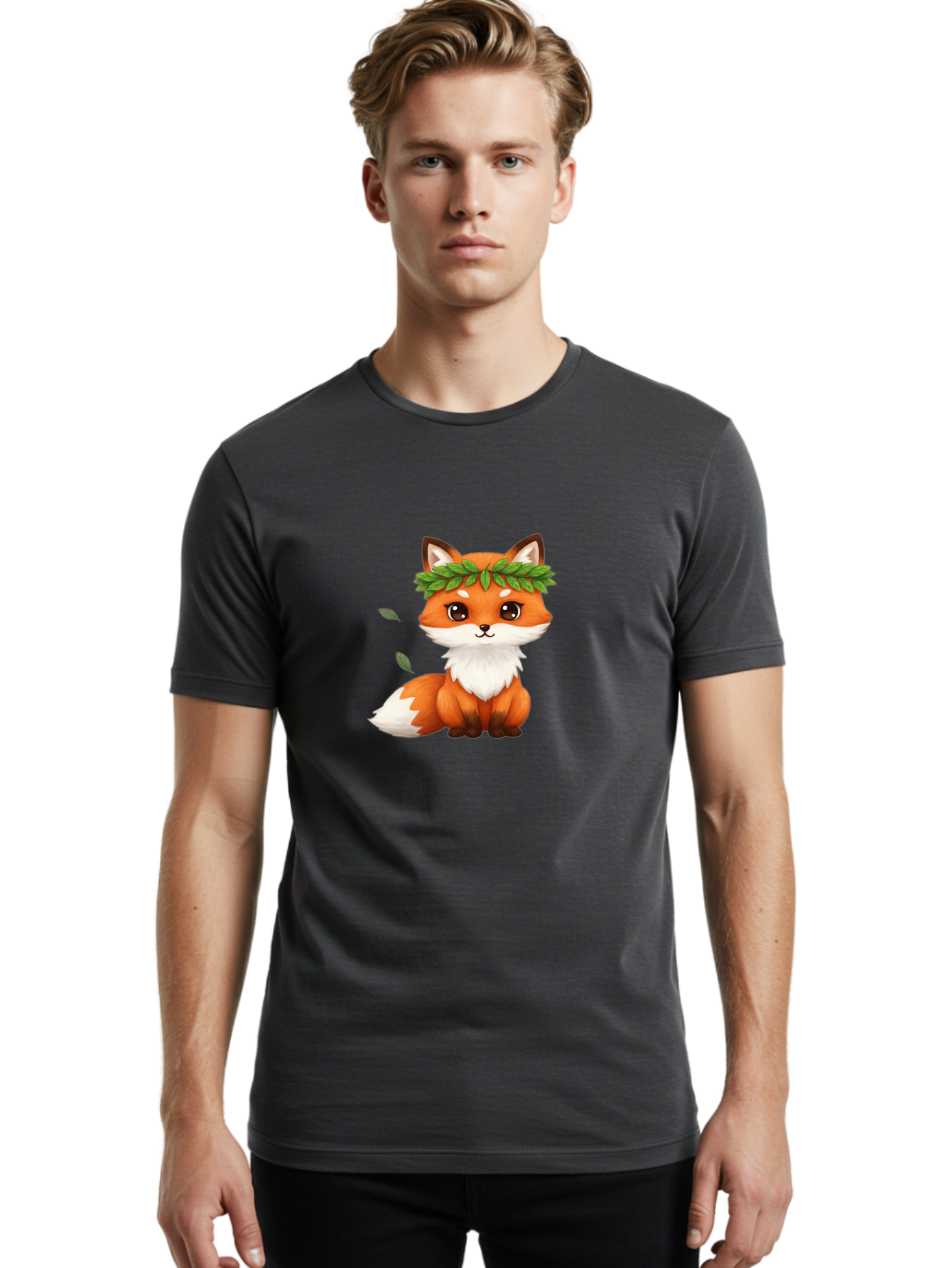 Kawaii-Fox Men'S Graphic Tee, 100% Cotton, Comfortable Casual Summer Wear, Machine Washable, Vintage Camera, Old Camera, Antique Camera, Black Camera, Classic Photography, Photography Equipment, Nostalgic Device, Film Camera, Camera Art Baj532