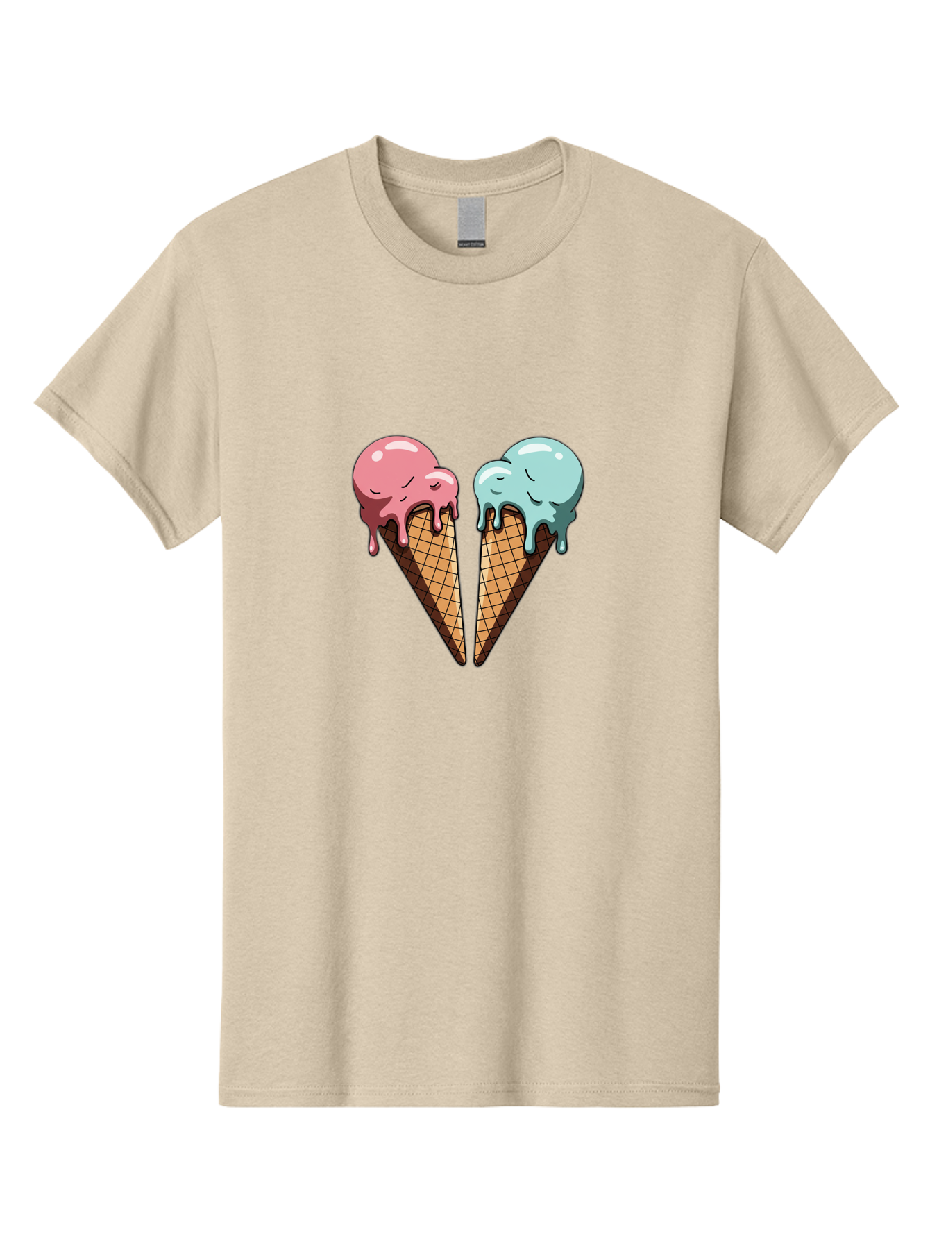 Kissing-Ice-Cream-Cones Men'S Graphic Tee, 100% Cotton, Comfortable Casual Summer Wear, Machine Washable, Vintage Camera, Old Camera, Antique Camera, Black Camera, Classic Photography, Photography Equipment, Nostalgic Device, Film Camera, Baj533