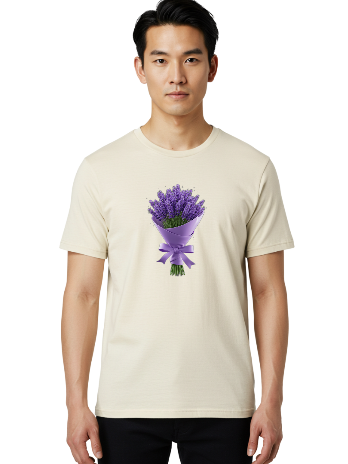 Lavender-Bouquet-10 Men'S Graphic Tee, 100% Cotton, Comfortable Casual Summer Wear, Machine Washable, Vintage Camera, Old Camera, Antique Camera, Black Camera, Classic Photography, Photography Equipment, Nostalgic Device, Film Camera, Baj535