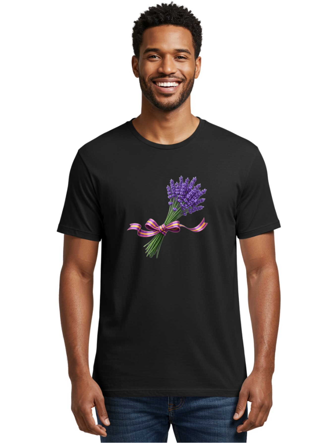 Lavender-Bouquet-12 Men'S Graphic Tee, 100% Cotton, Comfortable Casual Summer Wear, Machine Washable, Vintage Camera, Old Camera, Antique Camera, Black Camera, Classic Photography, Photography Equipment, Nostalgic Device, Film Camera, Baj537