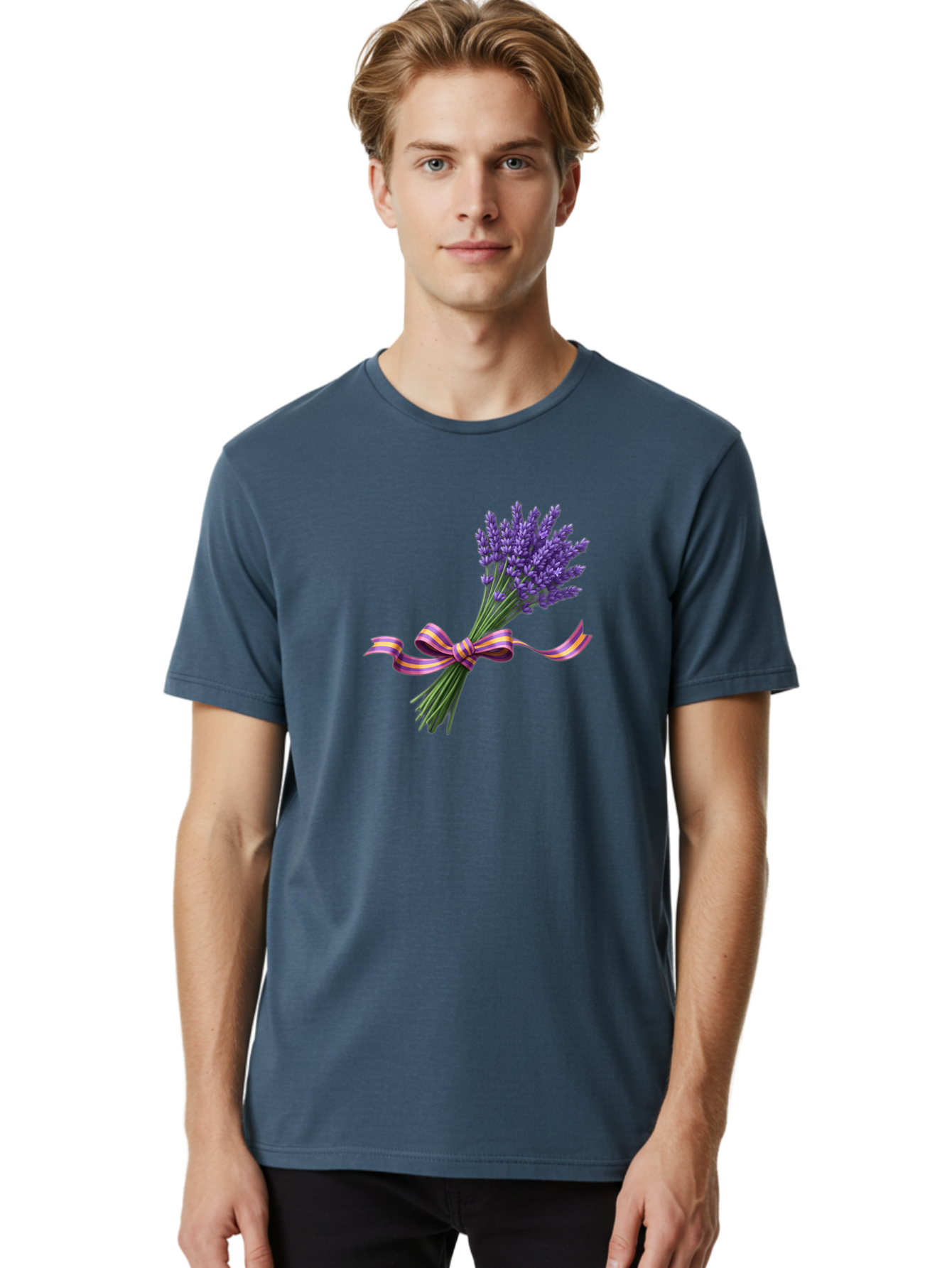 Lavender-Bouquet-12 Men'S Graphic Tee, 100% Cotton, Comfortable Casual Summer Wear, Machine Washable, Vintage Camera, Old Camera, Antique Camera, Black Camera, Classic Photography, Photography Equipment, Nostalgic Device, Film Camera, Baj537