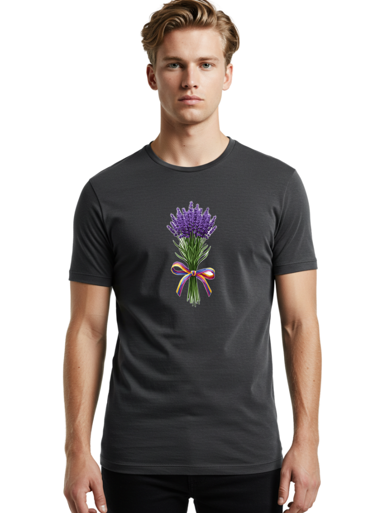 Lavender-Bouquet-13 Men'S Graphic Tee, 100% Cotton, Comfortable Casual Summer Wear, Machine Washable, Vintage Camera, Old Camera, Antique Camera, Black Camera, Classic Photography, Photography Equipment, Nostalgic Device, Film Camera, Baj538
