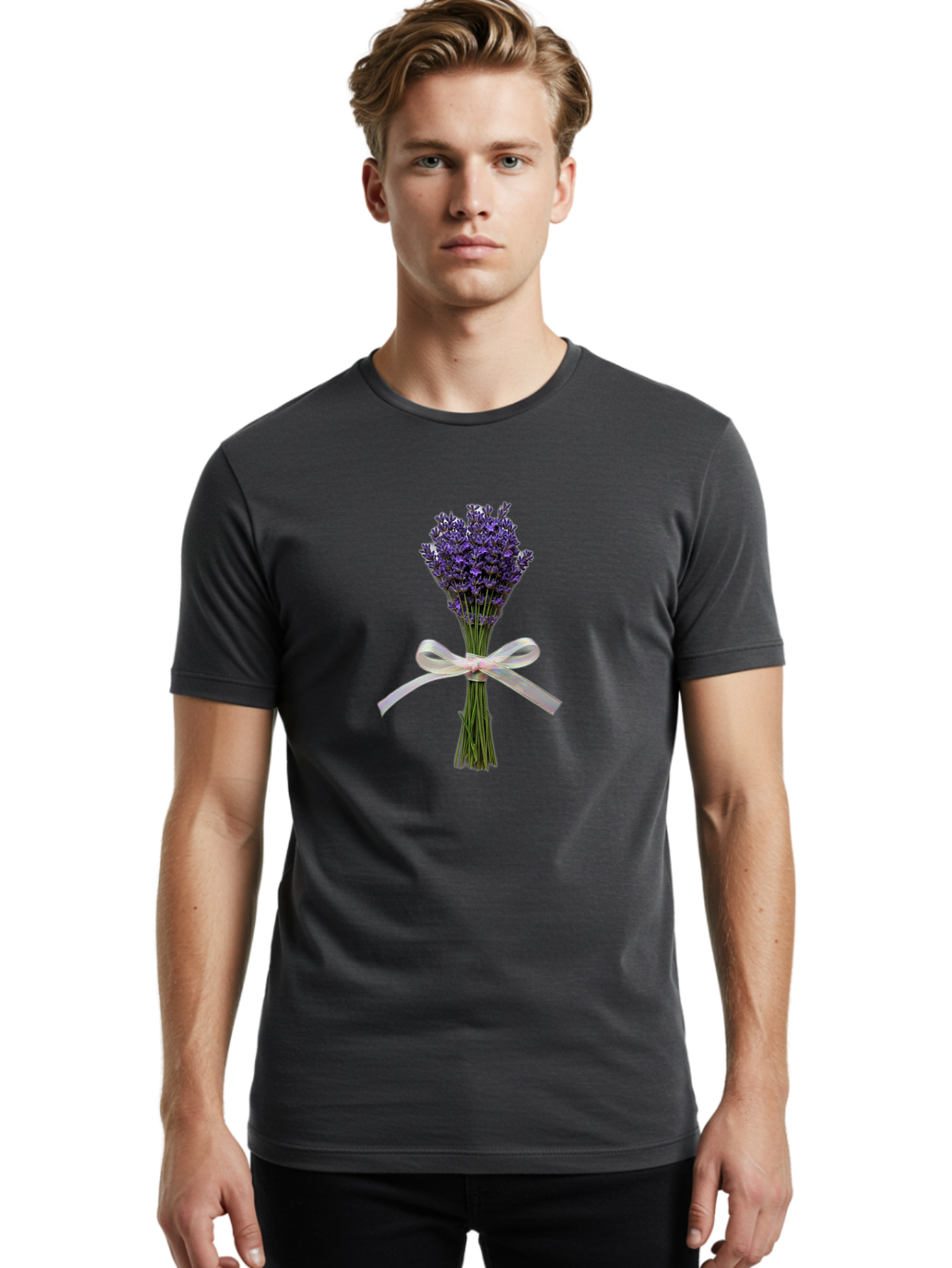 Lavender-Bouquet-17 Men'S Graphic Tee, 100% Cotton, Comfortable Casual Summer Wear, Machine Washable, Vintage Camera, Old Camera, Antique Camera, Black Camera, Classic Photography, Photography Equipment, Nostalgic Device, Film Camera, Baj542