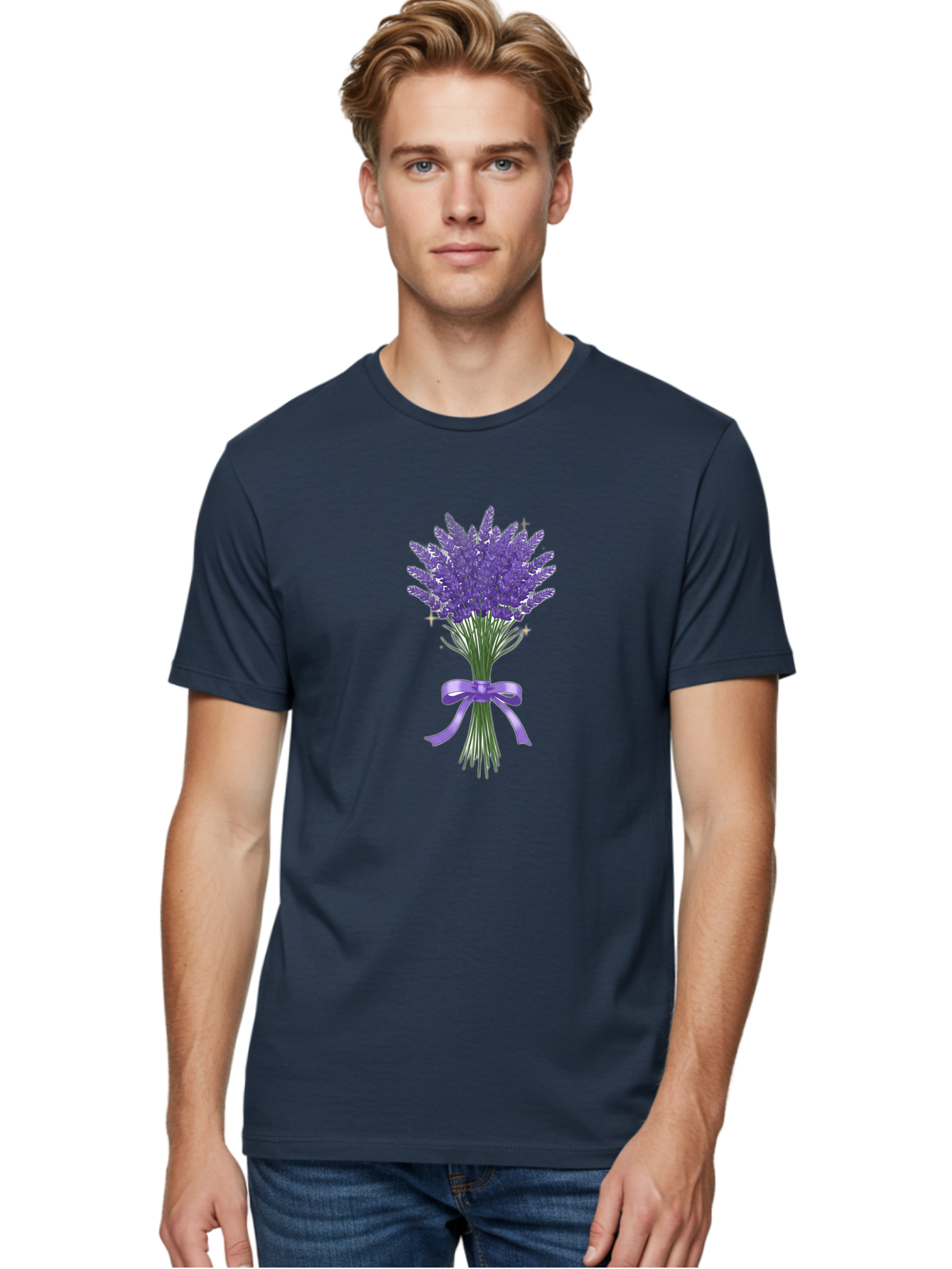 Lavender-Bouquet-4 Men'S Graphic Tee, 100% Cotton, Comfortable Casual Summer Wear, Machine Washable, Vintage Camera, Old Camera, Antique Camera, Black Camera, Classic Photography, Photography Equipment, Nostalgic Device, Film Camera, Baj552