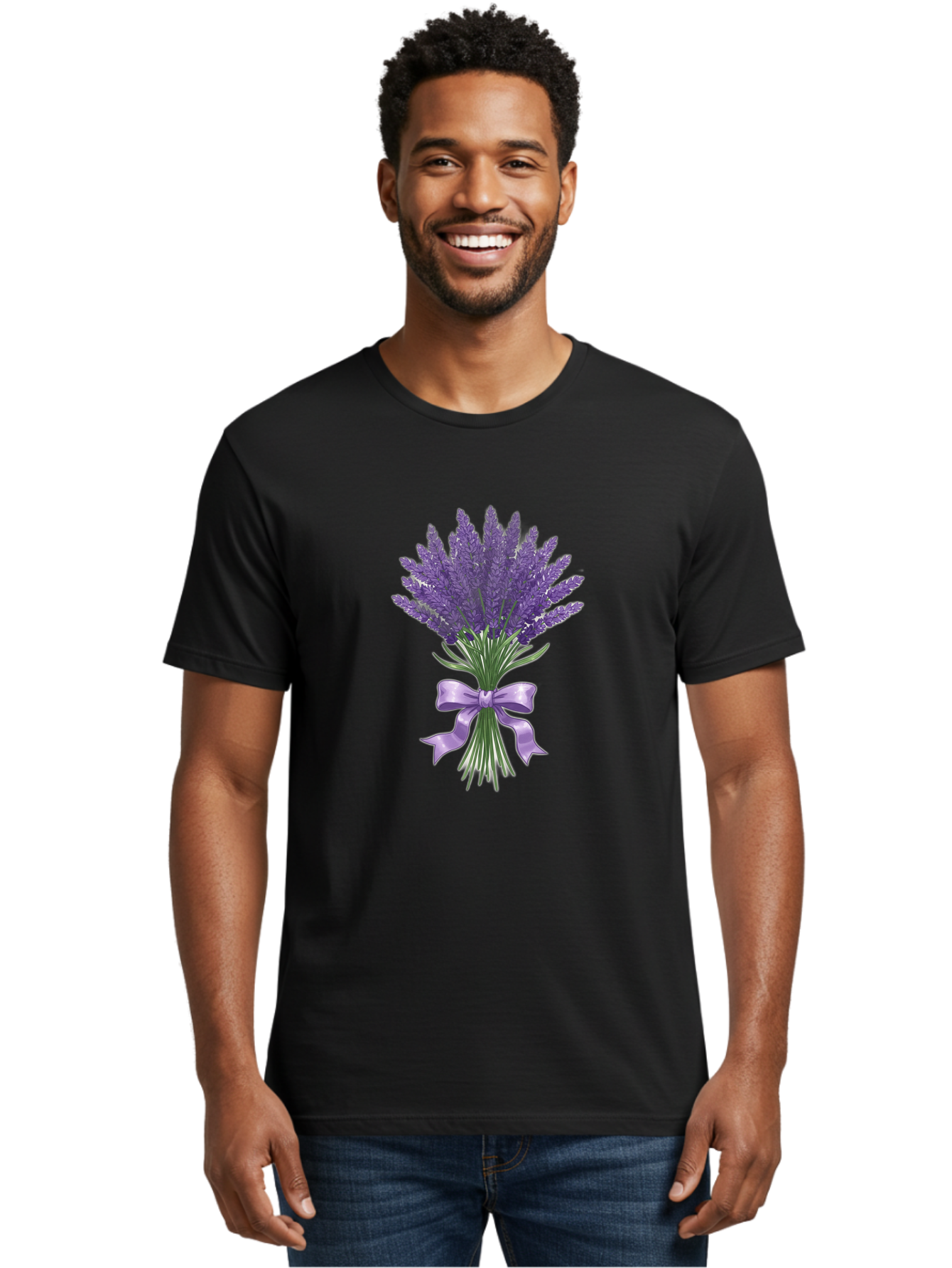 Lavender-Bouquet-6 Men'S Graphic Tee, 100% Cotton, Comfortable Casual Summer Wear, Machine Washable, Vintage Camera, Old Camera, Antique Camera, Black Camera, Classic Photography, Photography Equipment, Nostalgic Device, Film Camera, Baj554