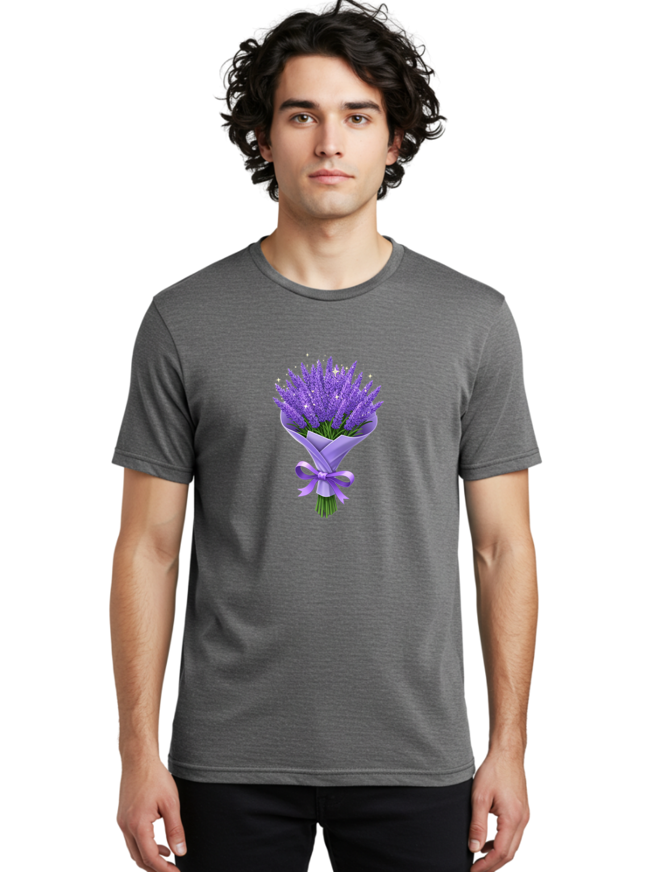 Lavender-Bouquet-7 Men'S Graphic Tee, 100% Cotton, Comfortable Casual Summer Wear, Machine Washable, Vintage Camera, Old Camera, Antique Camera, Black Camera, Classic Photography, Photography Equipment, Nostalgic Device, Film Camera, Baj555
