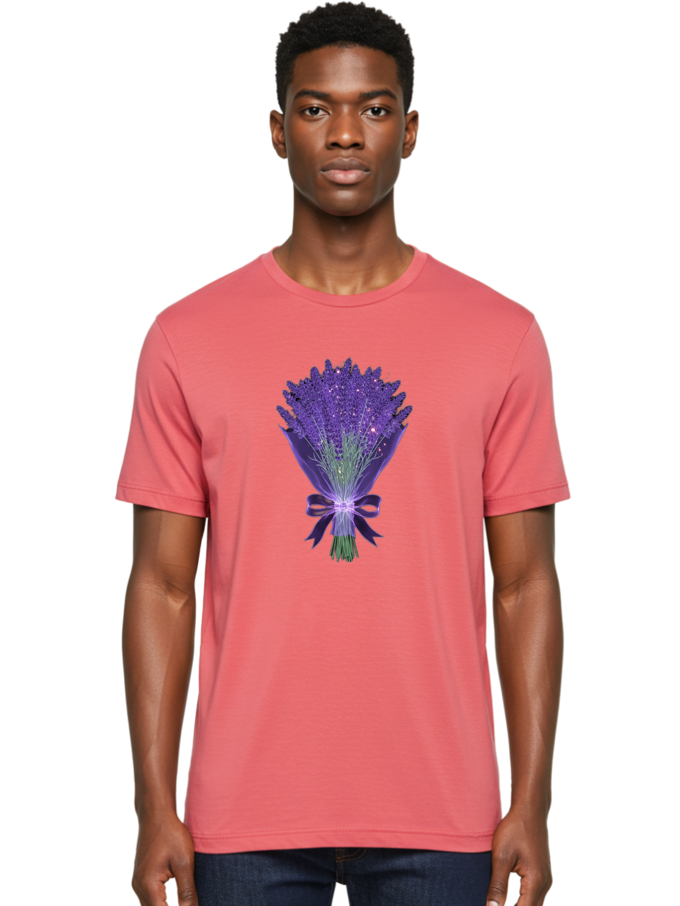 Lavender-Bouquet-8 Men'S Graphic Tee, 100% Cotton, Comfortable Casual Summer Wear, Machine Washable, Vintage Camera, Old Camera, Antique Camera, Black Camera, Classic Photography, Photography Equipment, Nostalgic Device, Film Camera, Baj556