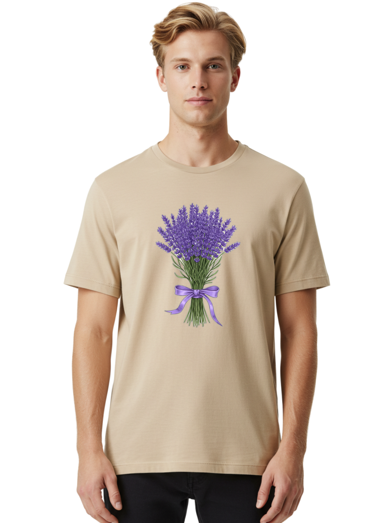 Lavender-Bouquet-9 Men'S Graphic Tee, 100% Cotton, Comfortable Casual Summer Wear, Machine Washable, Vintage Camera, Old Camera, Antique Camera, Black Camera, Classic Photography, Photography Equipment, Nostalgic Device, Film Camera, Baj557