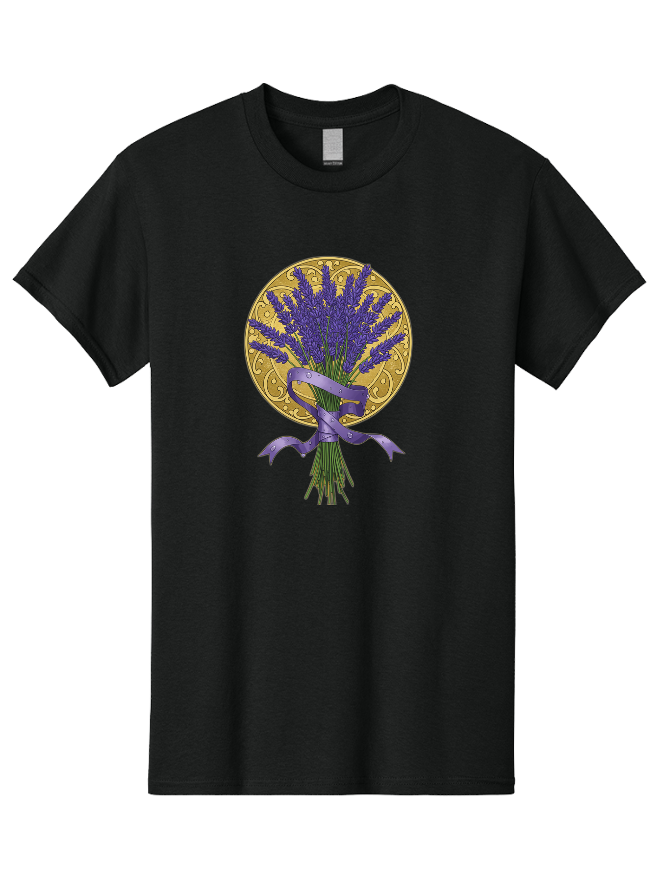 Lavender-Bouquet-Emblem Men'S Graphic Tee, 100% Cotton, Comfortable Casual Summer Wear, Machine Washable, Vintage Camera, Old Camera, Antique Camera, Black Camera, Classic Photography, Photography Equipment, Nostalgic Device, Film Camera, Baj558