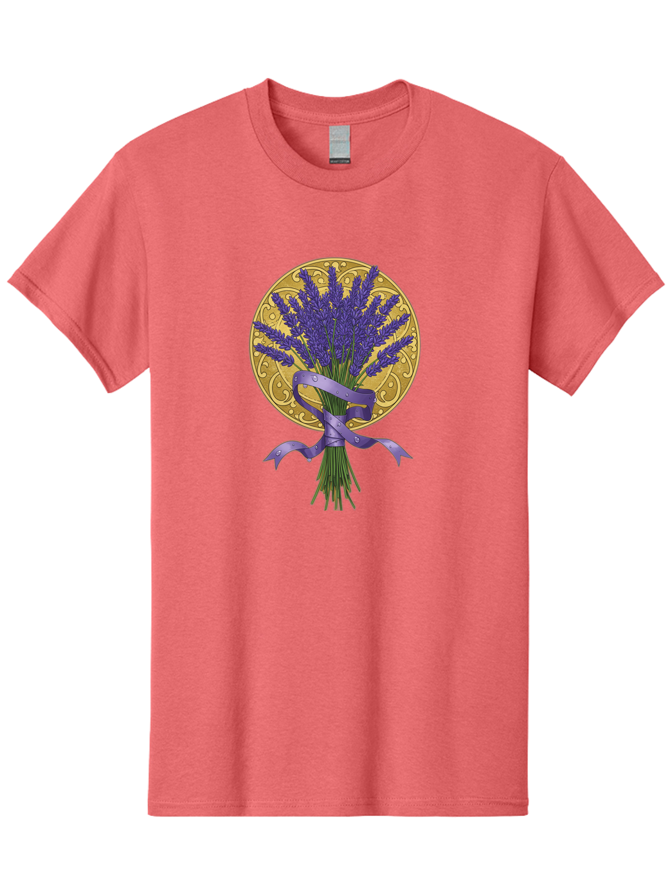 Lavender-Bouquet-Emblem Men'S Graphic Tee, 100% Cotton, Comfortable Casual Summer Wear, Machine Washable, Vintage Camera, Old Camera, Antique Camera, Black Camera, Classic Photography, Photography Equipment, Nostalgic Device, Film Camera, Baj558