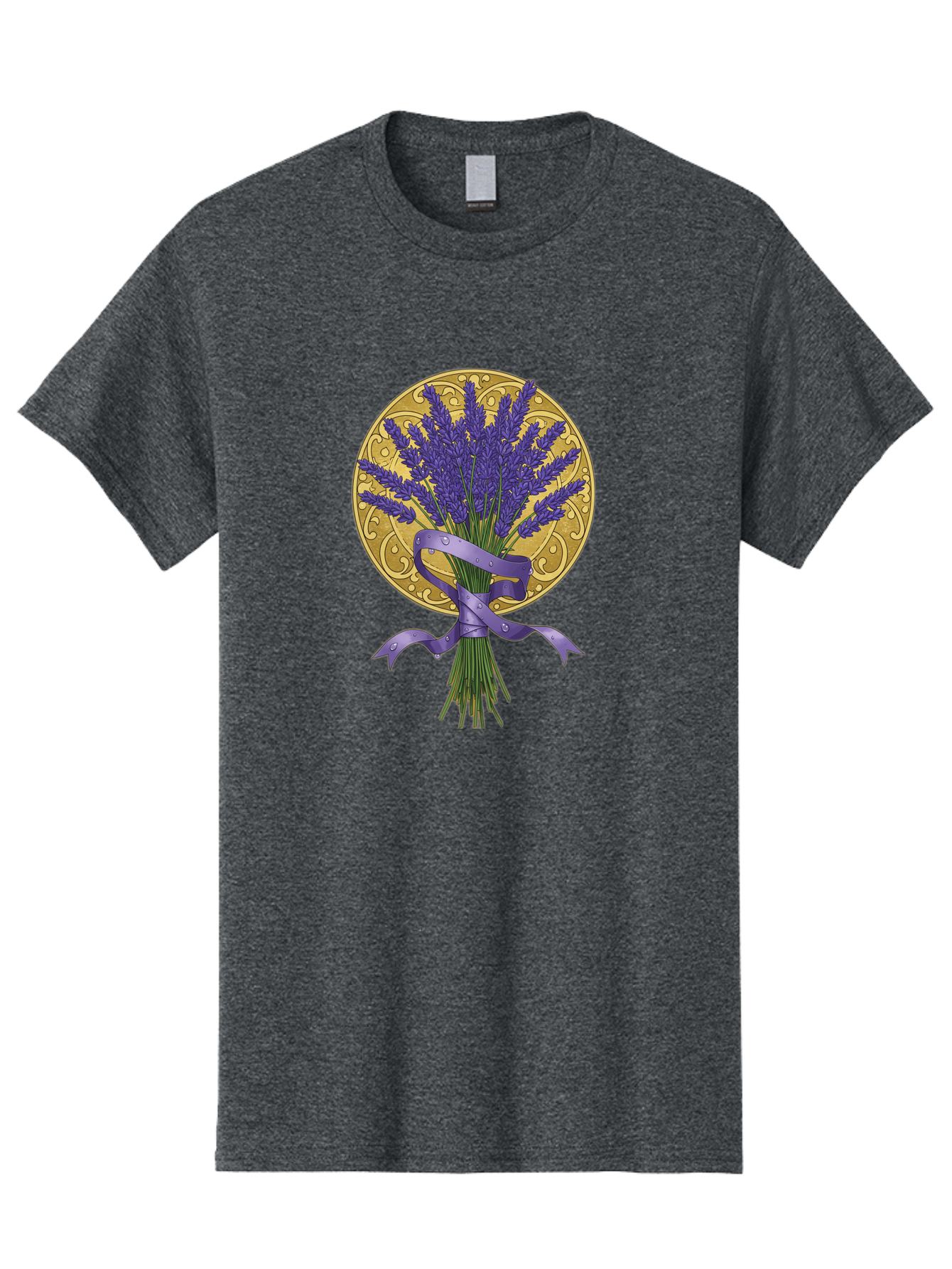 Lavender-Bouquet-Emblem Men'S Graphic Tee, 100% Cotton, Comfortable Casual Summer Wear, Machine Washable, Vintage Camera, Old Camera, Antique Camera, Black Camera, Classic Photography, Photography Equipment, Nostalgic Device, Film Camera, Baj558
