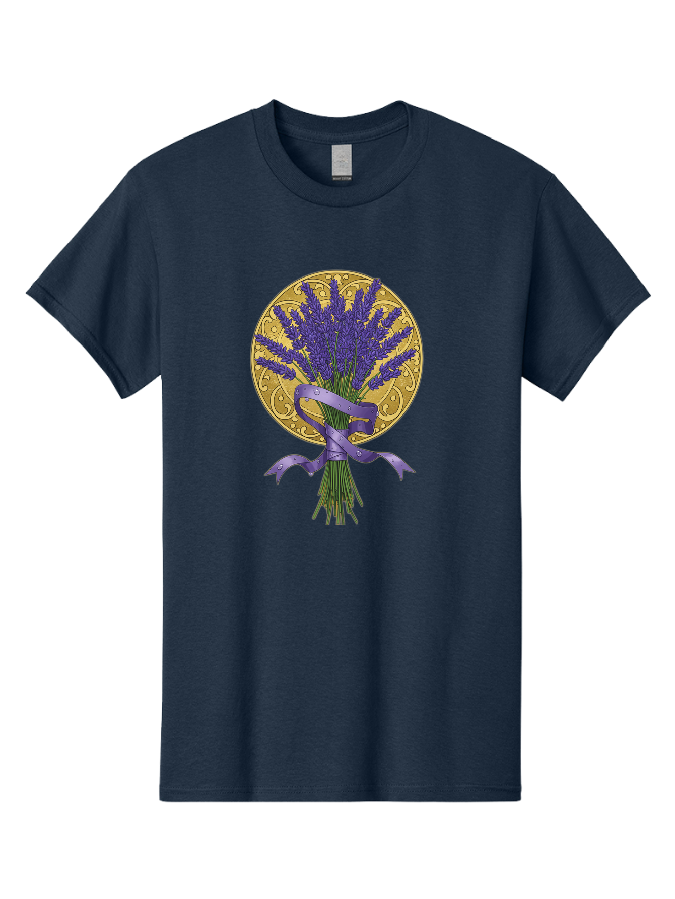 Lavender-Bouquet-Emblem Men'S Graphic Tee, 100% Cotton, Comfortable Casual Summer Wear, Machine Washable, Vintage Camera, Old Camera, Antique Camera, Black Camera, Classic Photography, Photography Equipment, Nostalgic Device, Film Camera, Baj558