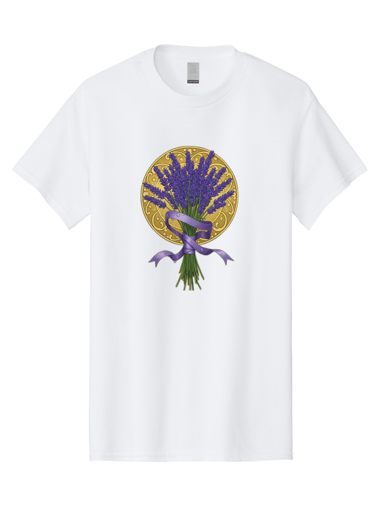 Lavender-Bouquet-Emblem Men'S Graphic Tee, 100% Cotton, Comfortable Casual Summer Wear, Machine Washable, Vintage Camera, Old Camera, Antique Camera, Black Camera, Classic Photography, Photography Equipment, Nostalgic Device, Film Camera, Baj558