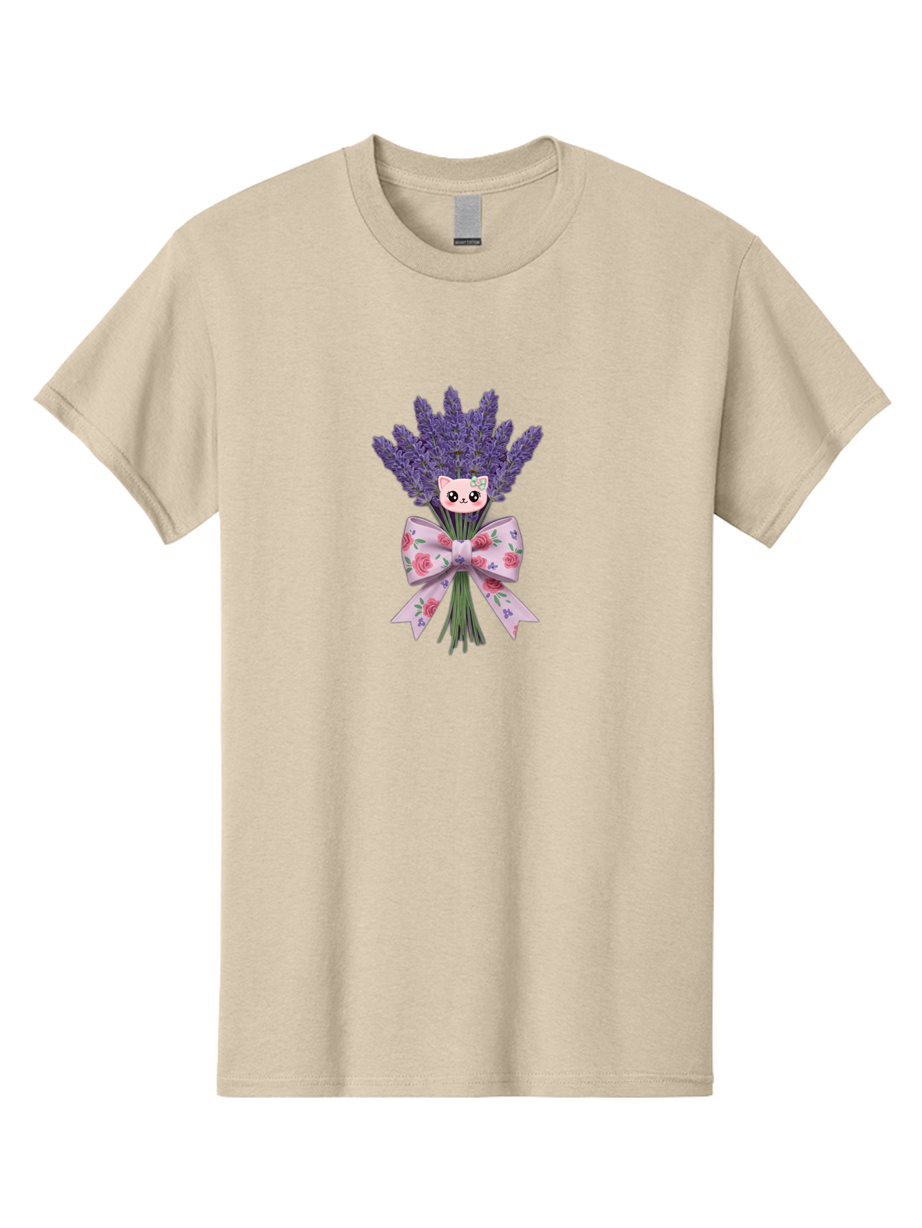 Lavender-Bouquet-With-Cat-Face Men'S Graphic Tee, 100% Cotton, Comfortable Casual Summer Wear, Machine Washable, Vintage Camera, Old Camera, Antique Camera, Black Camera, Classic Photography, Photography Equipment, Nostalgic Device, Baj559