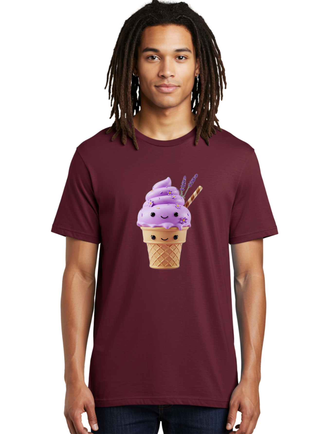 Lavender-Ice-Cream Men'S Graphic Tee, 100% Cotton, Comfortable Casual Summer Wear, Machine Washable, Vintage Camera, Old Camera, Antique Camera, Black Camera, Classic Photography, Photography Equipment, Nostalgic Device, Film Camera, Baj561