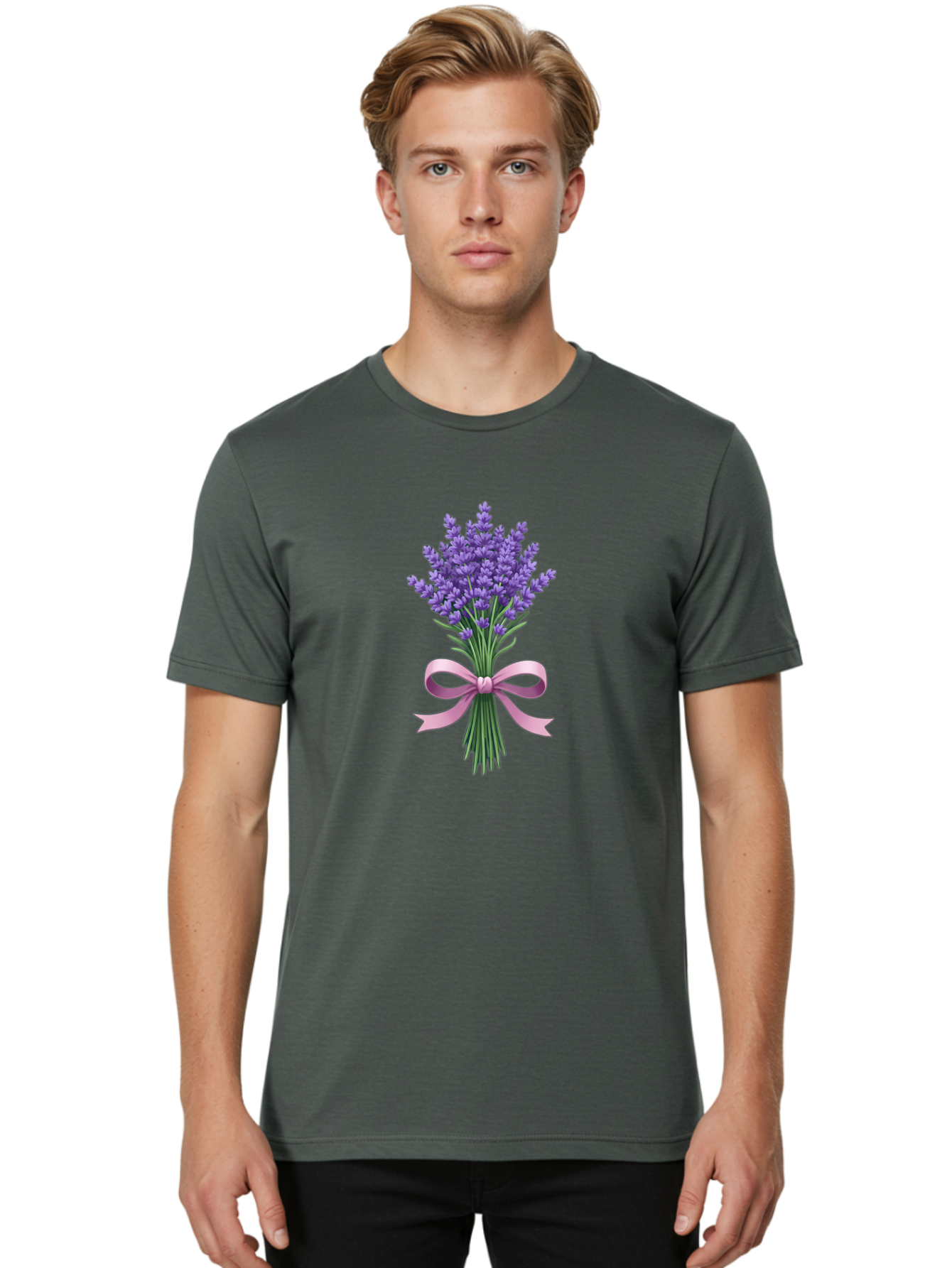 Lavender-With-Pink-Ribbon Men'S Graphic Tee, 100% Cotton, Comfortable Casual Summer Wear, Machine Washable, Vintage Camera, Old Camera, Antique Camera, Black Camera, Classic Photography, Photography Equipment, Nostalgic Device, Film Camera, Baj562