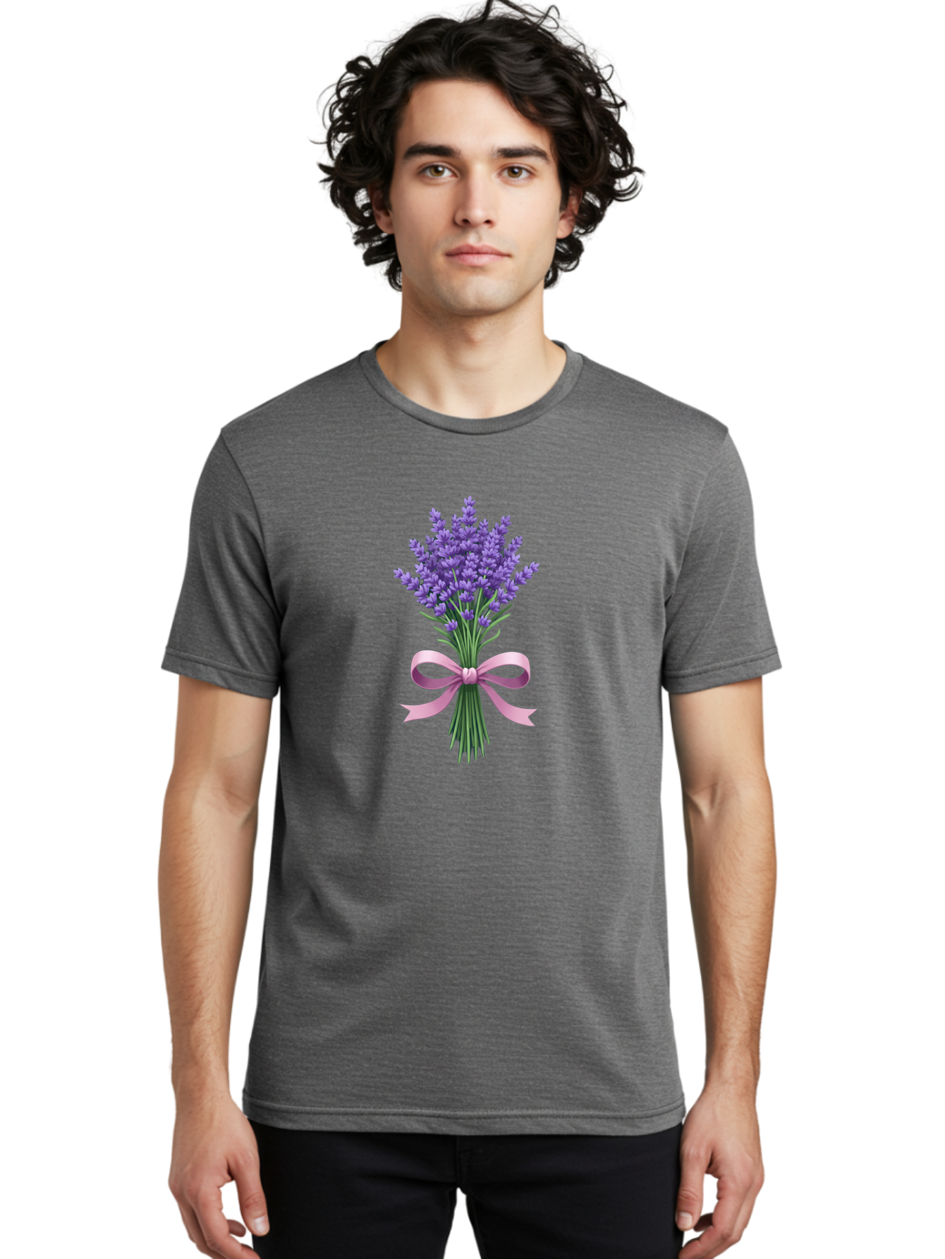 Lavender-With-Pink-Ribbon Men'S Graphic Tee, 100% Cotton, Comfortable Casual Summer Wear, Machine Washable, Vintage Camera, Old Camera, Antique Camera, Black Camera, Classic Photography, Photography Equipment, Nostalgic Device, Film Camera, Baj562