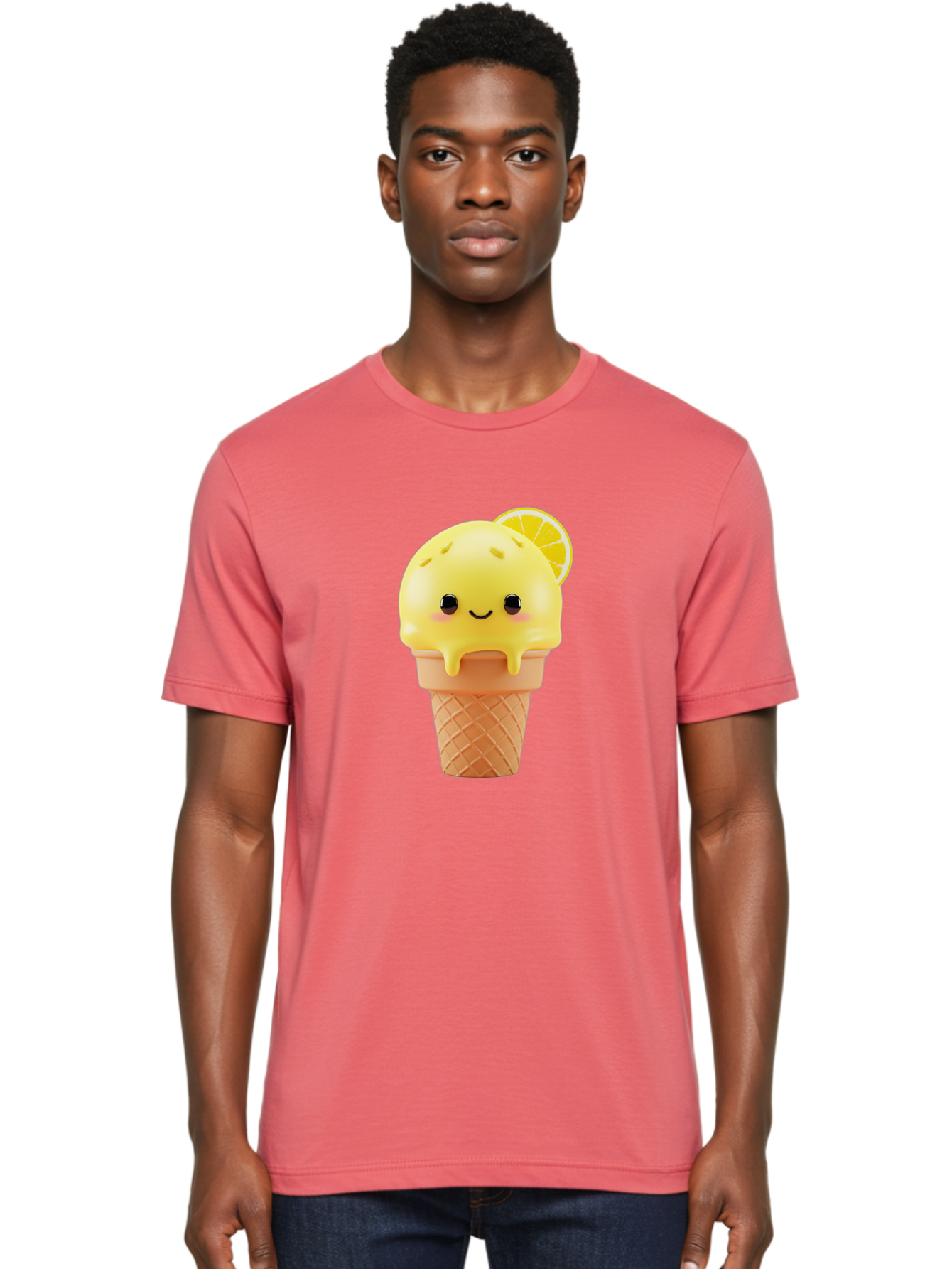 Lemon-Ice-Cream-Cone Men'S Graphic Tee, 100% Cotton, Comfortable Casual Summer Wear, Machine Washable, Vintage Camera, Old Camera, Antique Camera, Black Camera, Classic Photography, Photography Equipment, Nostalgic Device, Film Camera, Baj564